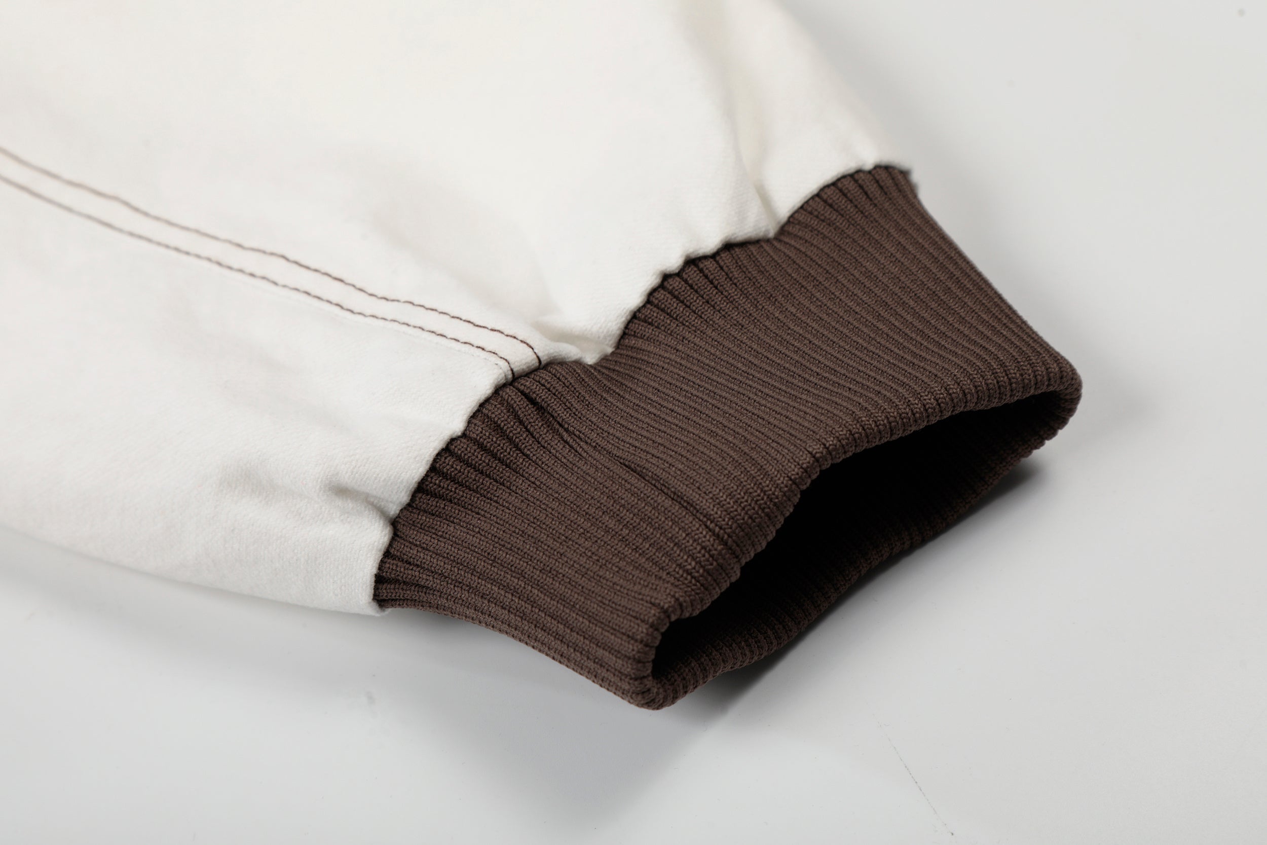 Omirad Sketch Detail Bomber Jacket | Contrast Collar Cotton