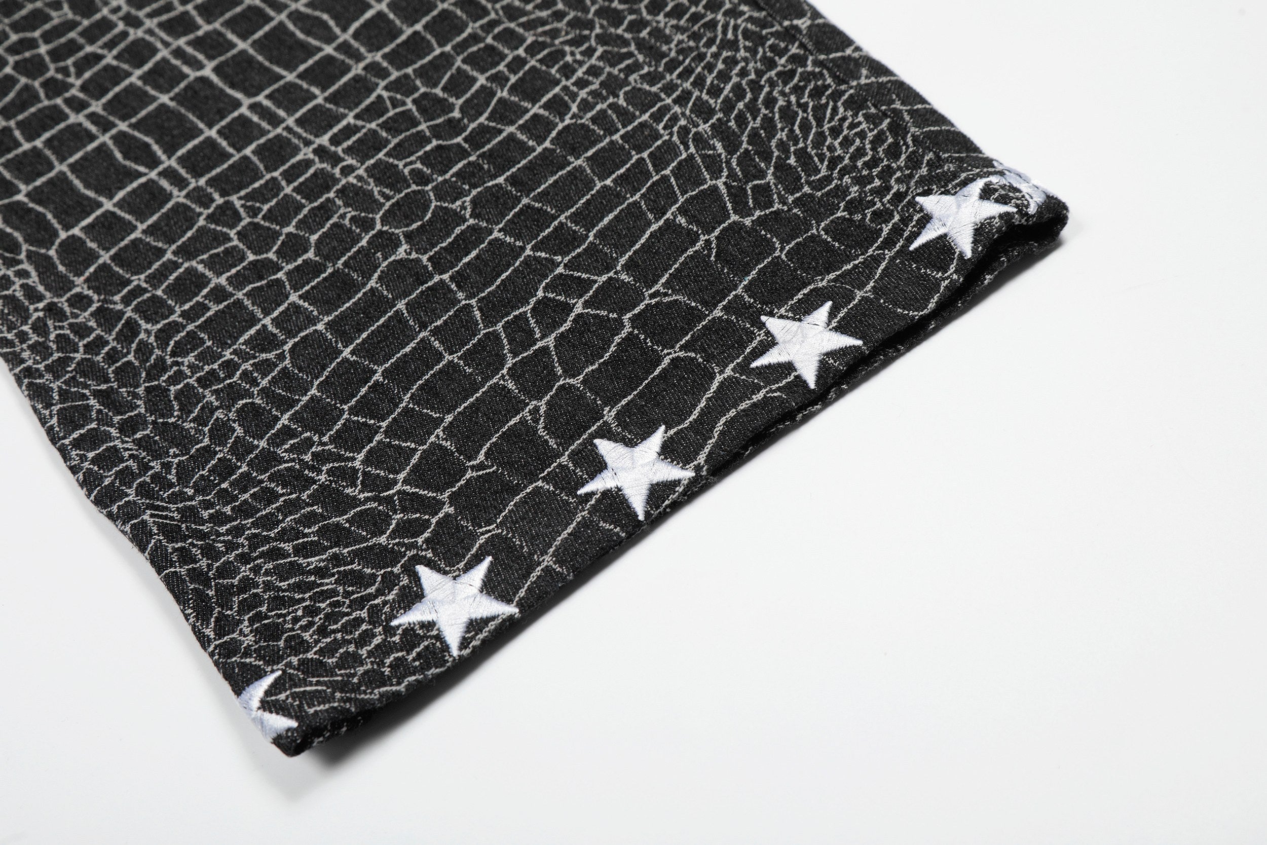 Omirad Croc-Star Balloon Wide-Leg Pants | Star Detail