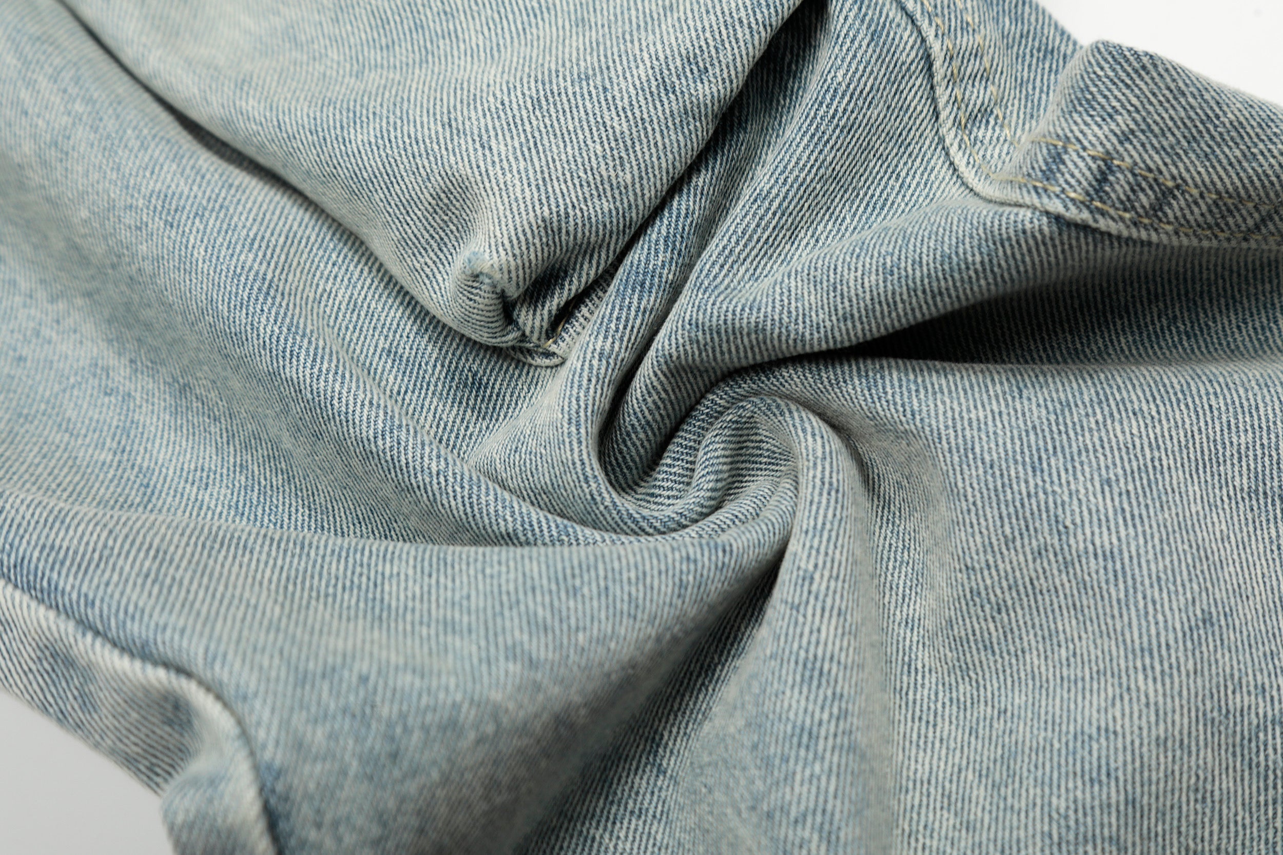 Multi-Layer Cargo Denim Pants | Wide-Leg Streetwear Jeans