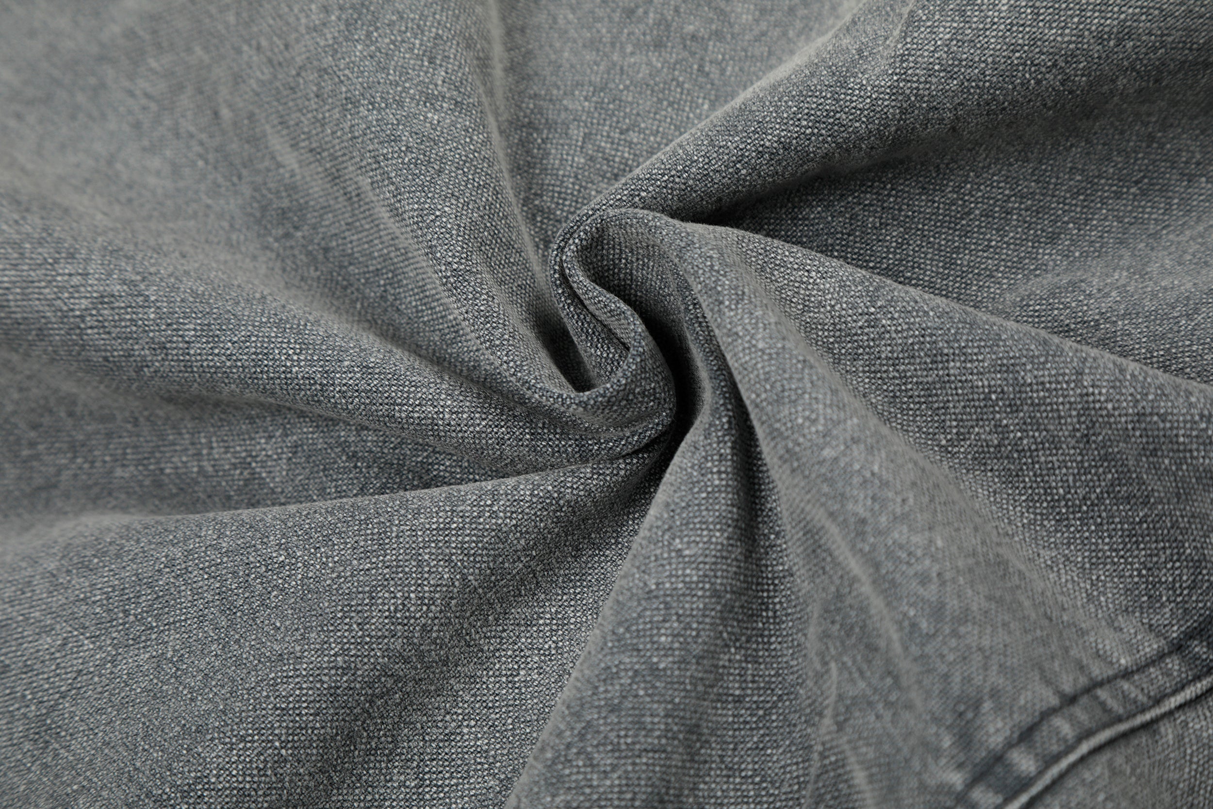 Omirad Washed Utility Bomber Jacket | Grey Denim Streetwear