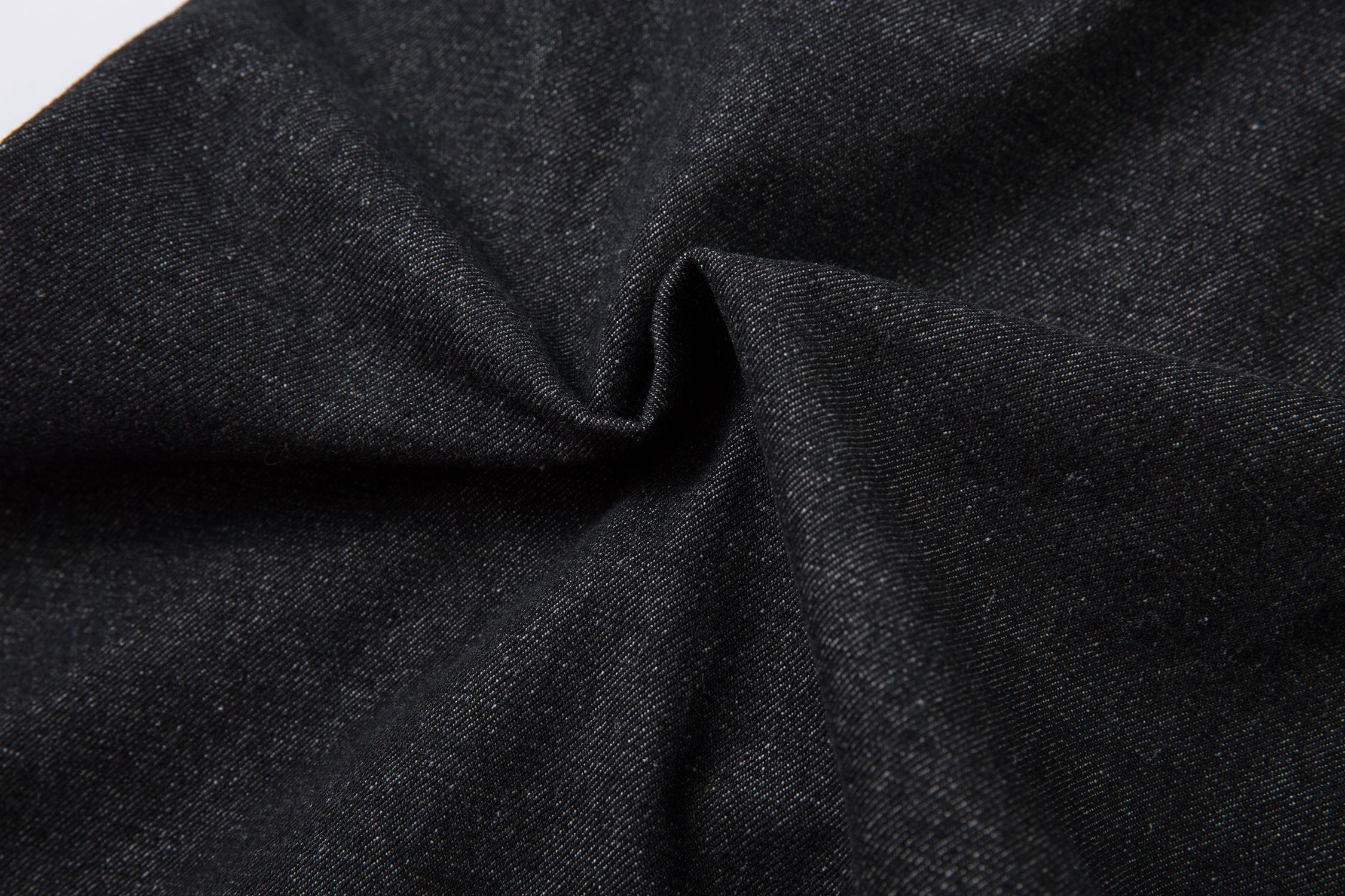 Omirad Stacked Cargo Wide-Leg Jeans | Black Denim