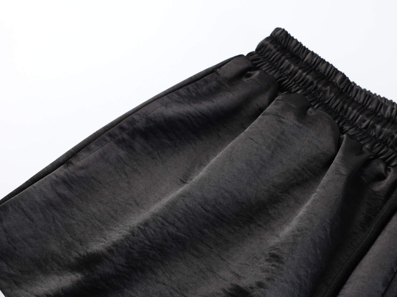 Contrast Panel Ultra Wide-Leg Sweatpants | Y2K Streetwear