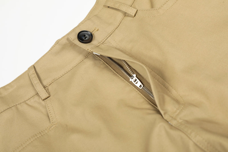 Omirad Curved Seam Cargo Pants – Khaki Wide Leg