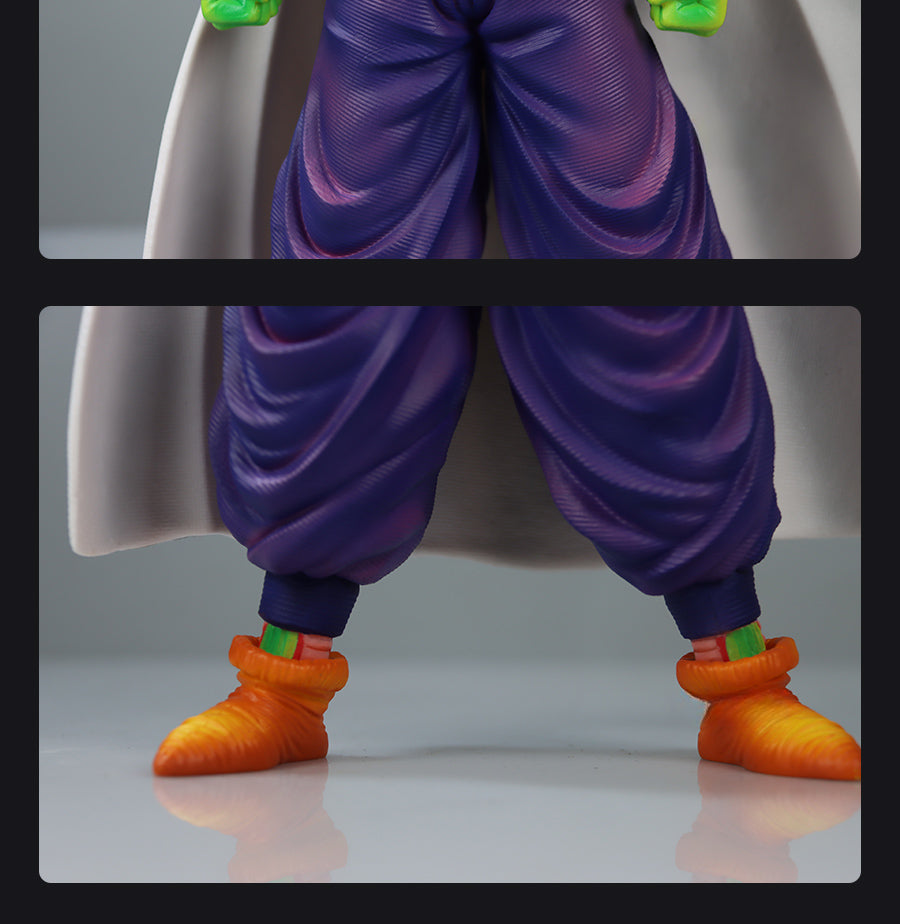 Dragon Ball Z Piccolo Figure – 32cm, 1.3kg – Classic Pose with Cloak and Orange Boots