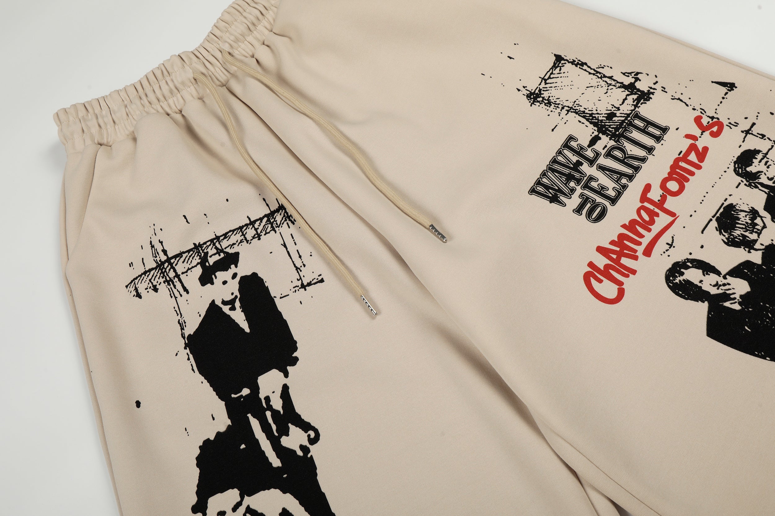Omirad Cinema Formz Graphic Wide-Leg Streetwear Pants
