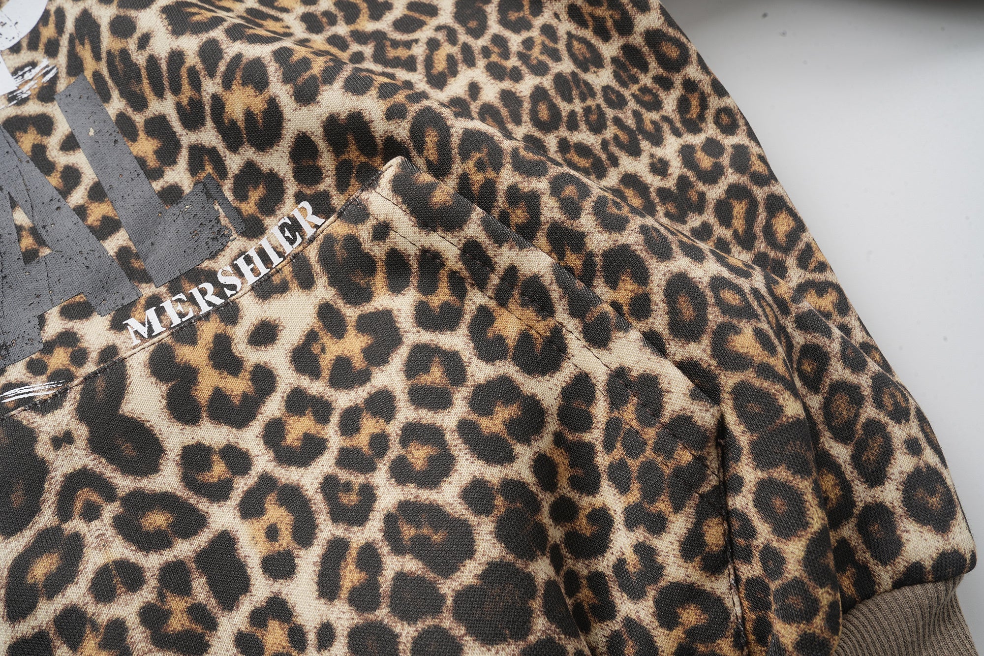 Leopard Print Graphic Zip-Up Hoodie | Bold Streetwear