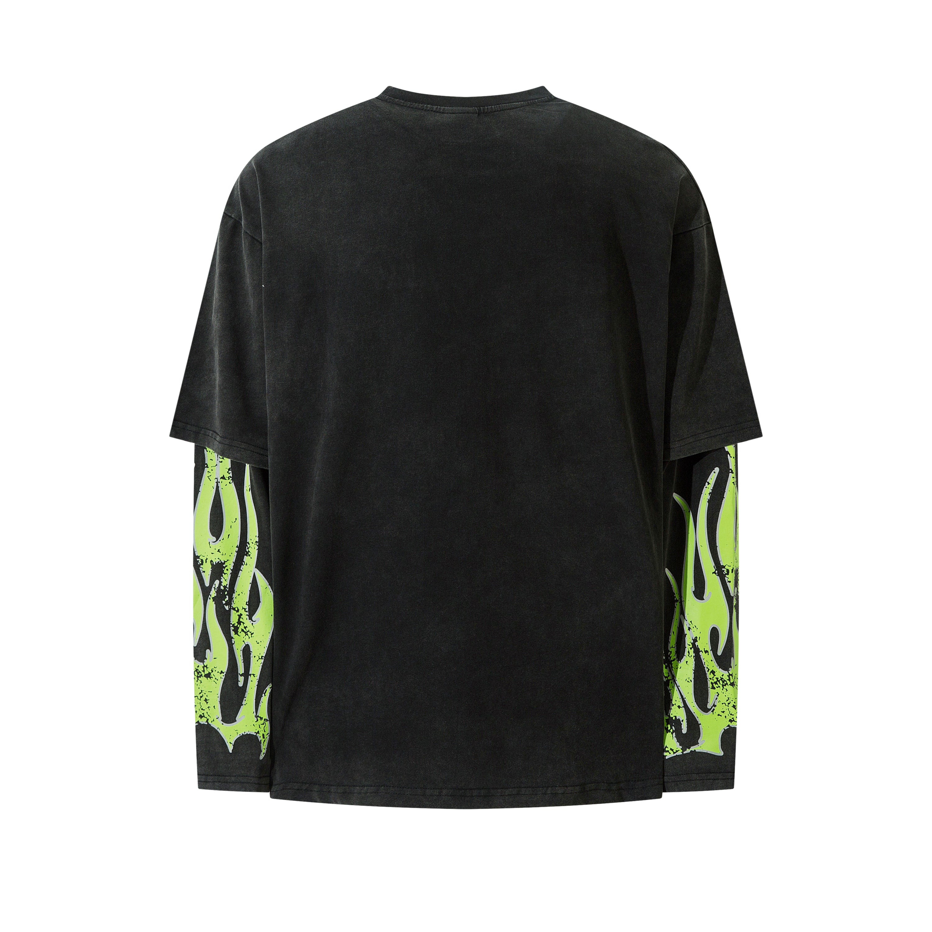 McCann Brothers Flaming 88 Layered Long Sleeve Tee
