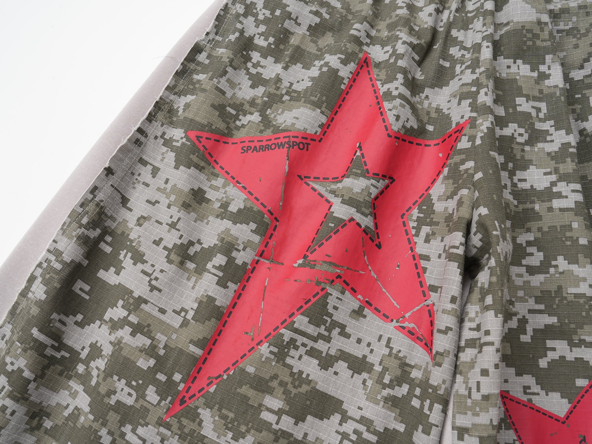 Digital Camo Star Wide-Leg Pants | Bold Streetwear