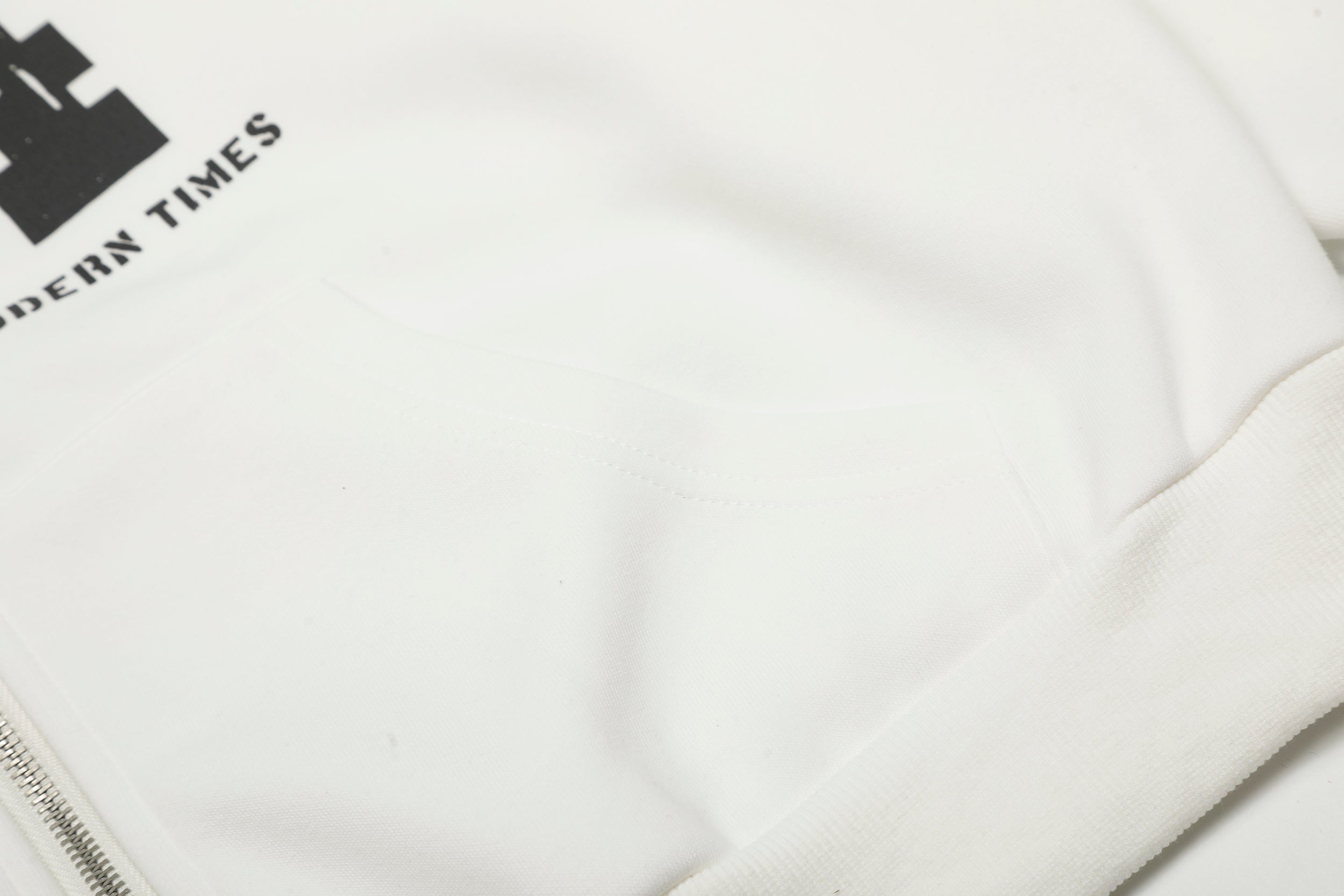 Menshier Punk-Script Zip Hoodie | Varsity Streetwear