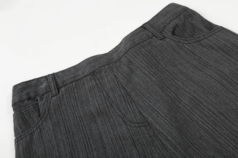 Omirad Textured Wide-Leg Utility Pants | Streetwear