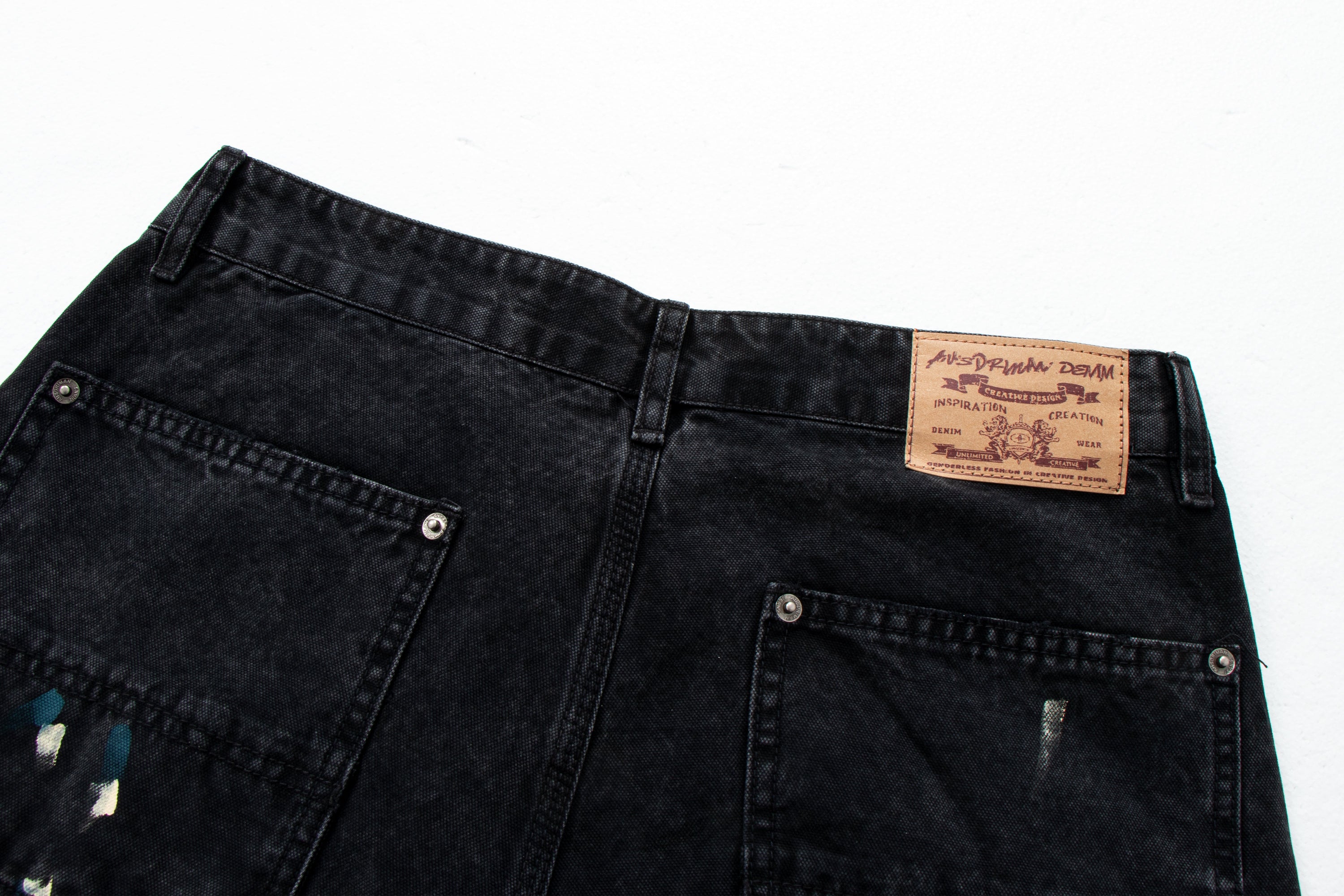 Omirad Distressed Painter Workwear Denim Pants | 100% Cotton
