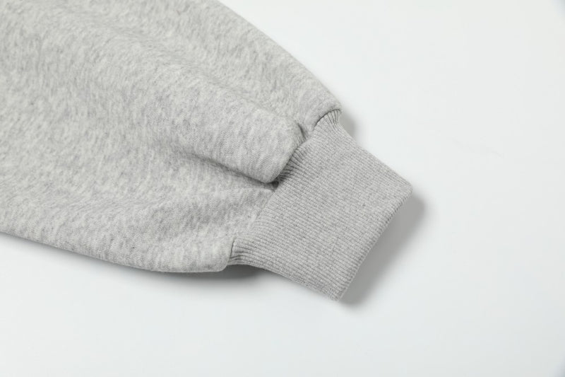 Omirad Devil Horn Studded High-Neck Zip Hoodie | Oversized Fit