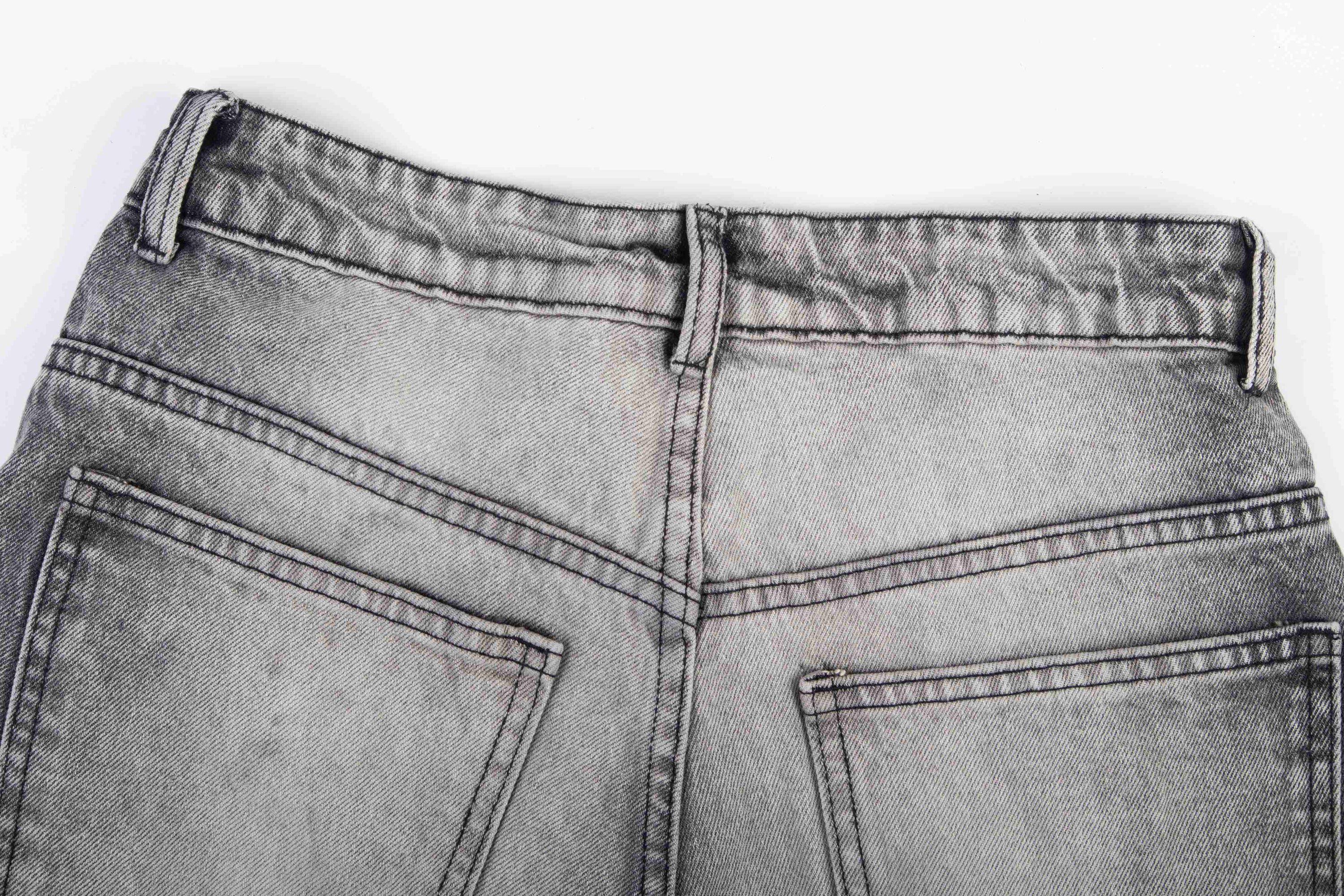 Omirad Washed Baggy Jeans | Distressed Wide-Leg Denim