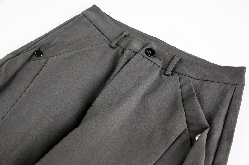 Omirad Structured Wide-Leg Trousers | Bold Street Tailoring