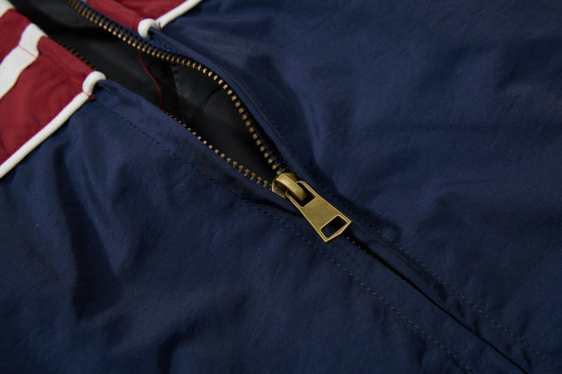 Retro Racing Colorblock Bomber Jacket | MAFA Vintage