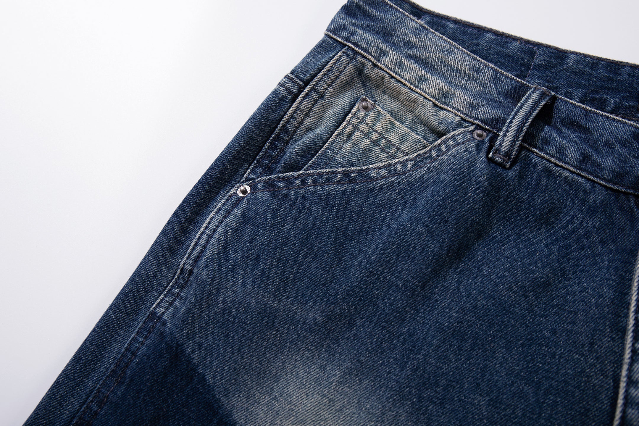 Omirad Brushstroke Fade Wide-Leg Jeans | Artistic Streetwear