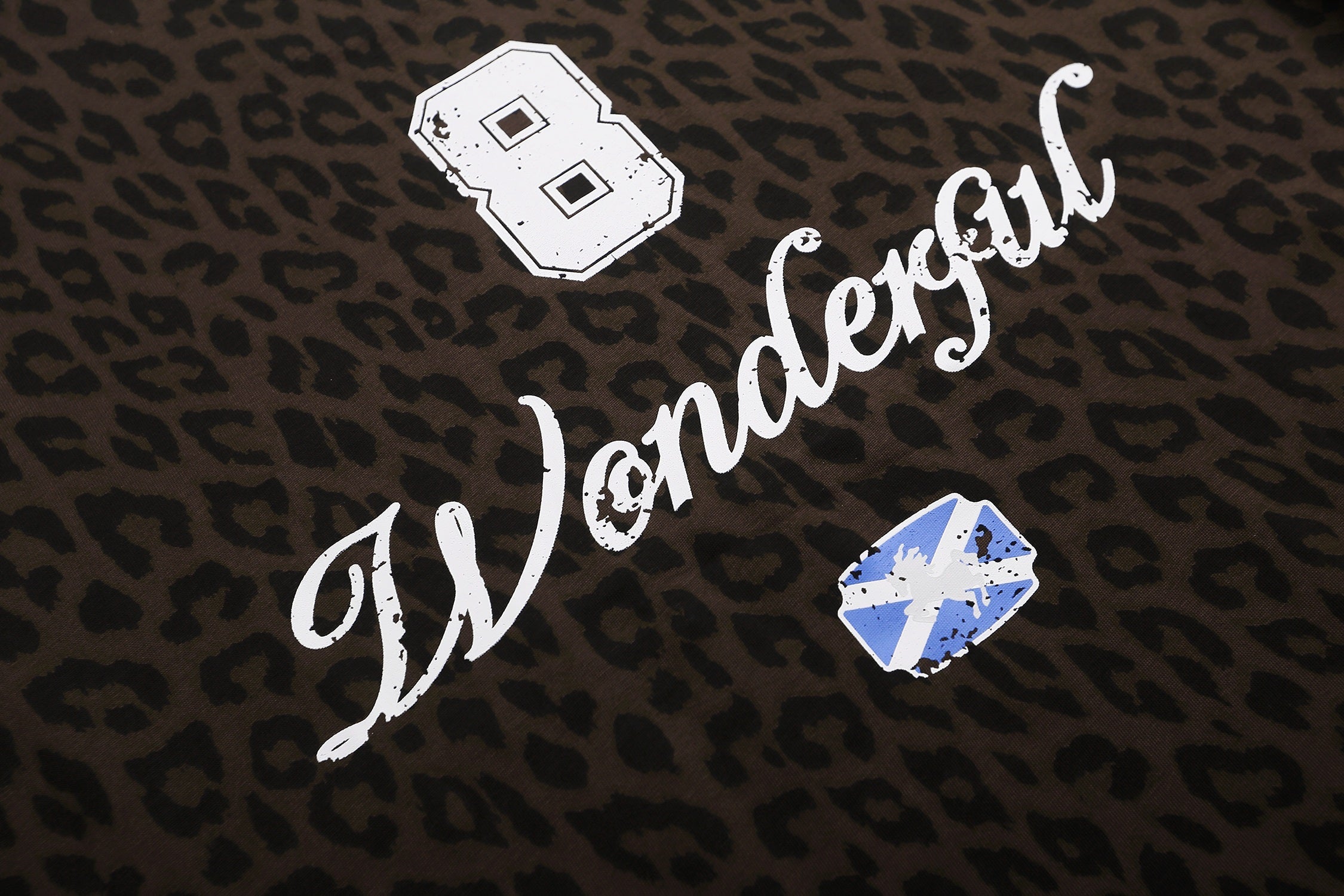 Omirad Leopard Print Graphic T-Shirt | Y2K Streetwear Tee