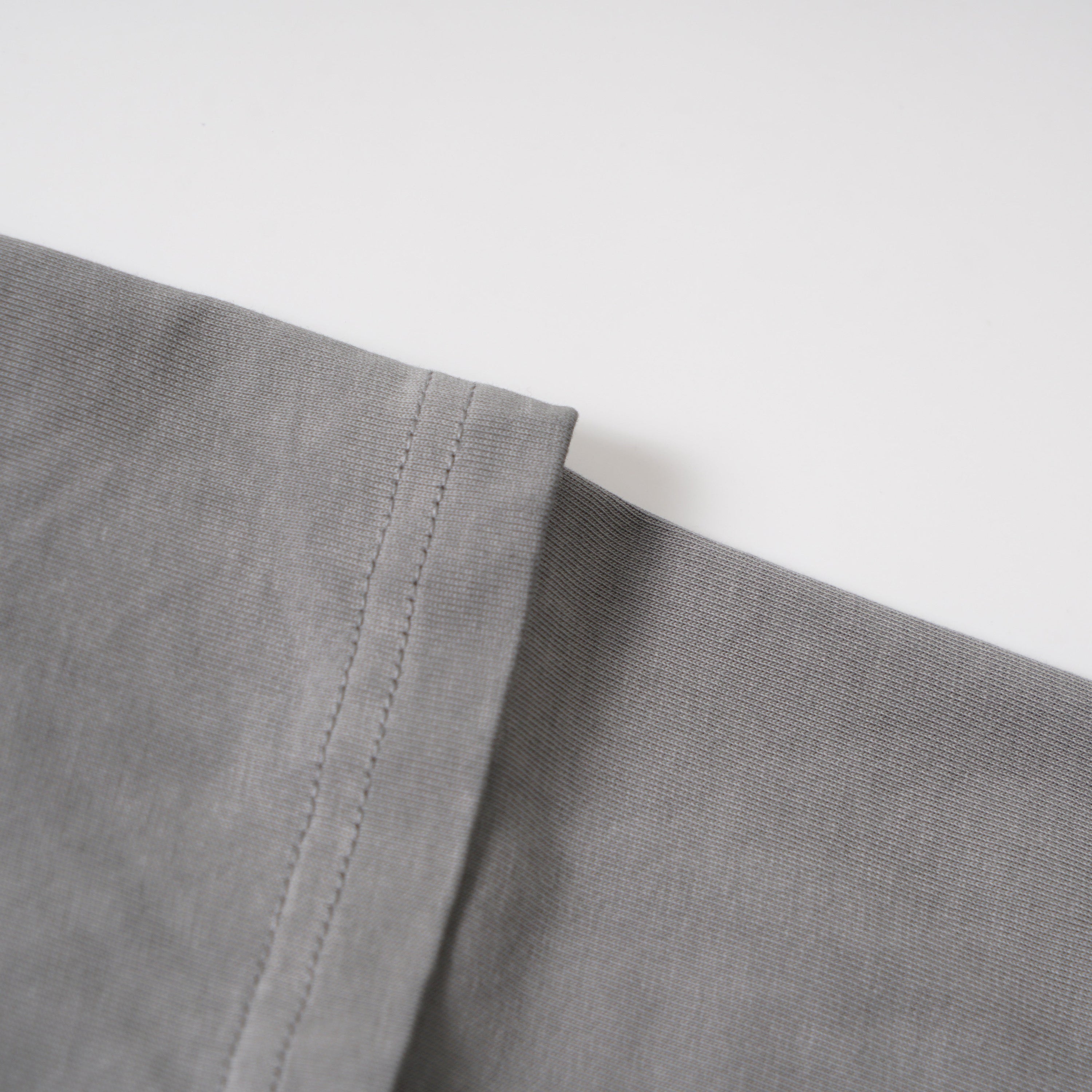 Omirad Layered Portrait Long Sleeve Tee | Washed Grey