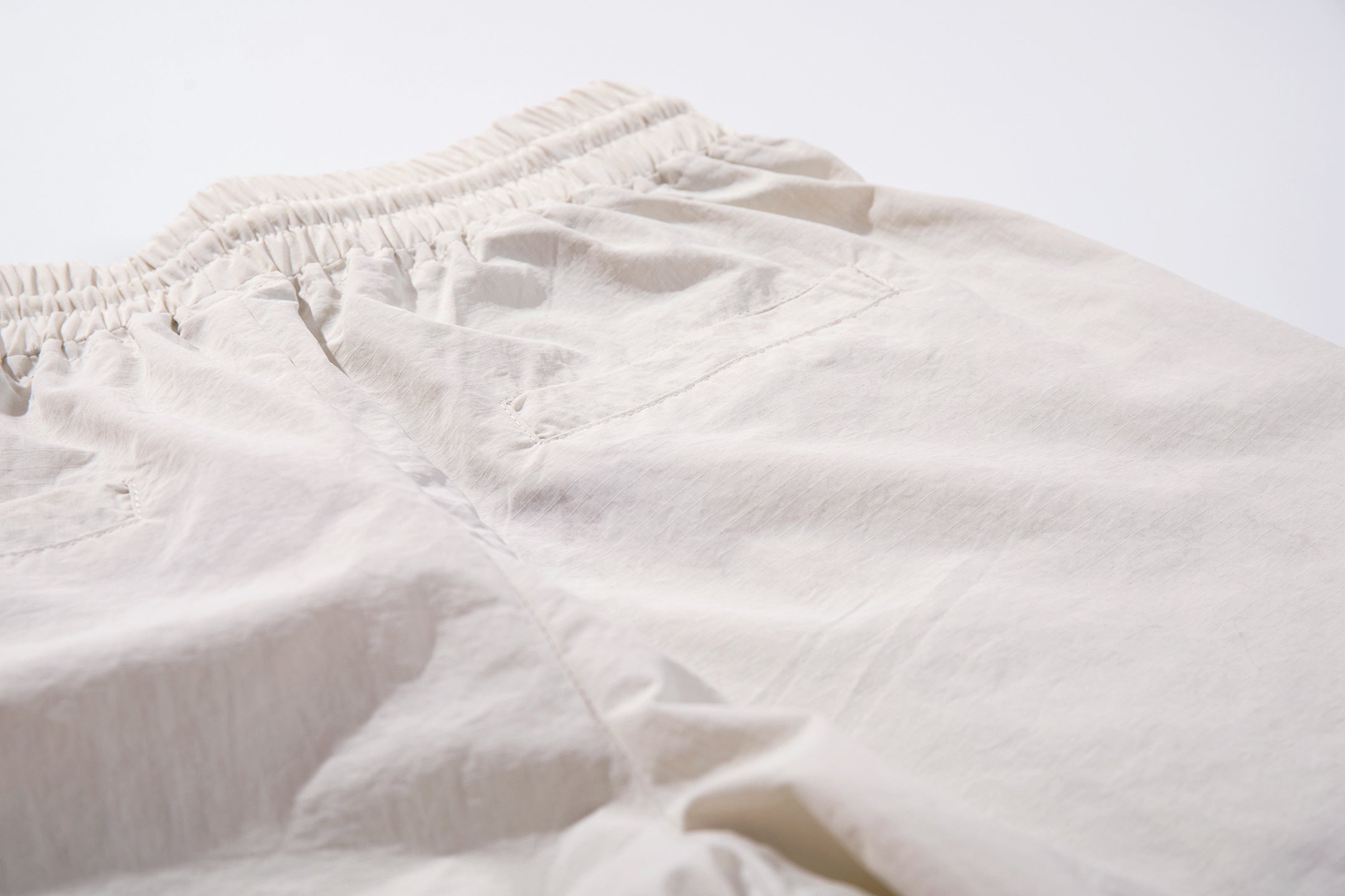 Cross Graphic Wide-Leg Track Pants | Streetwear Nylon
