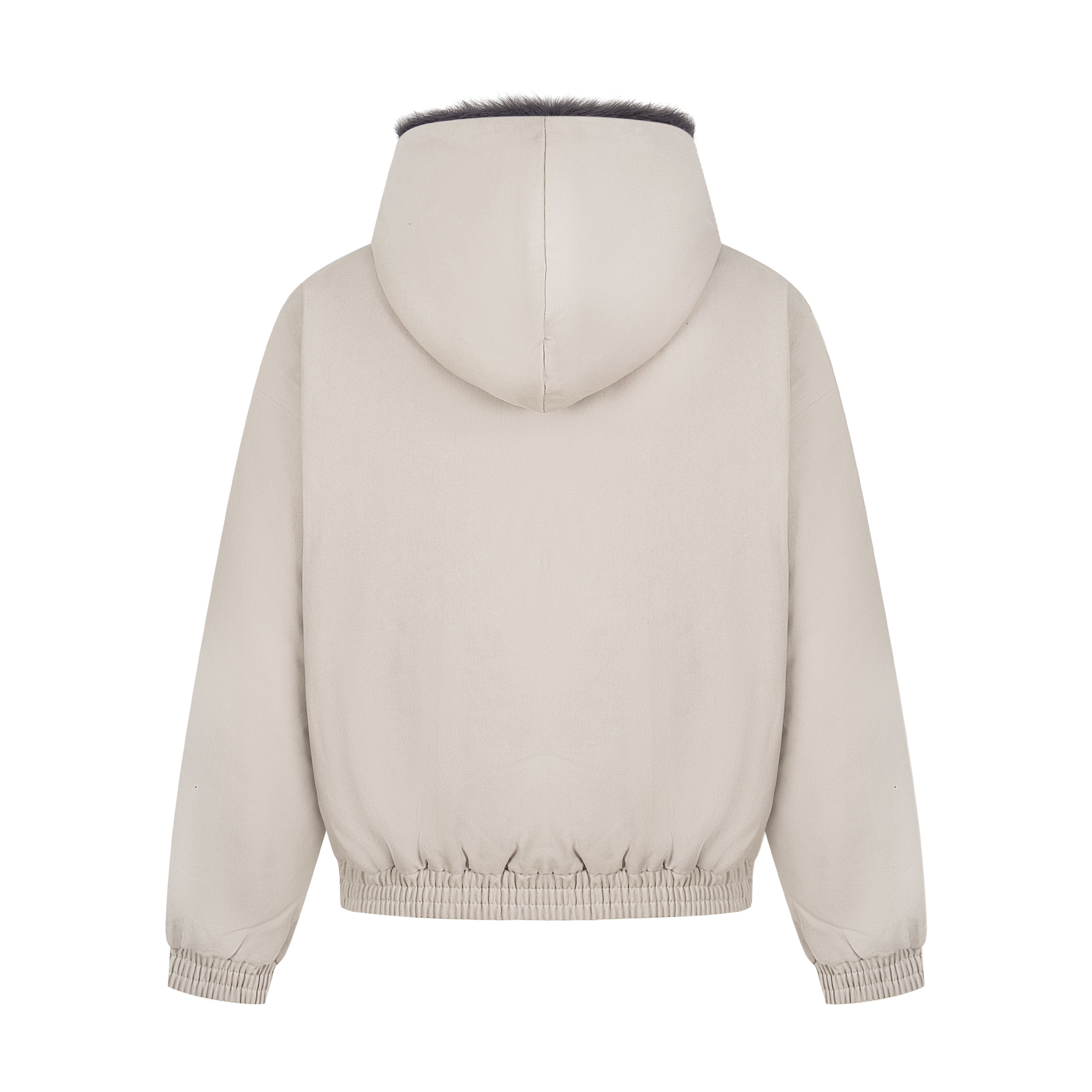 Faux Fur Collar Quilted Bomber Jacket | Streetwear Graphic