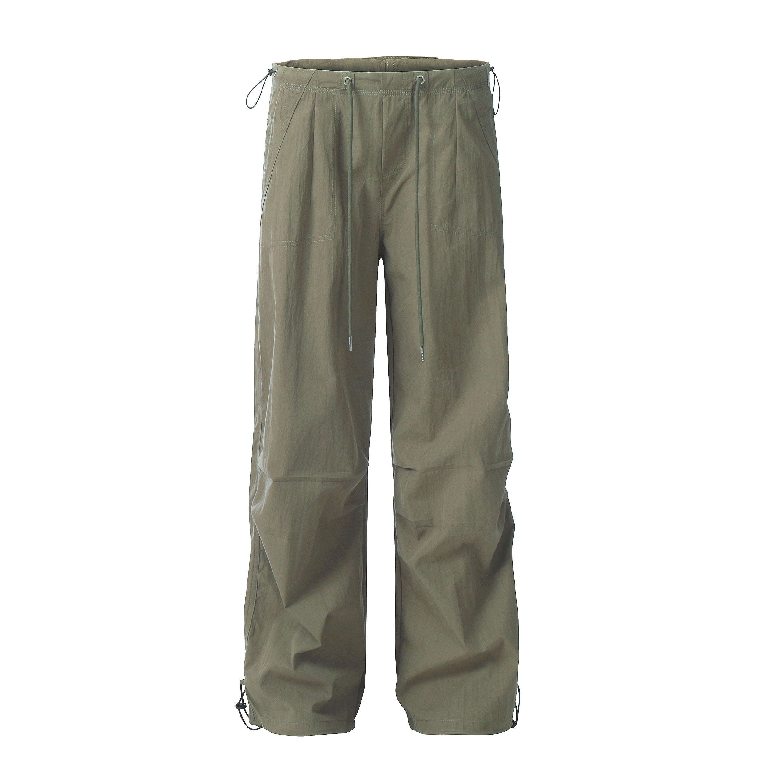 Omirad Tech Drawstring Utility Pants | Wide-Leg Parachute
