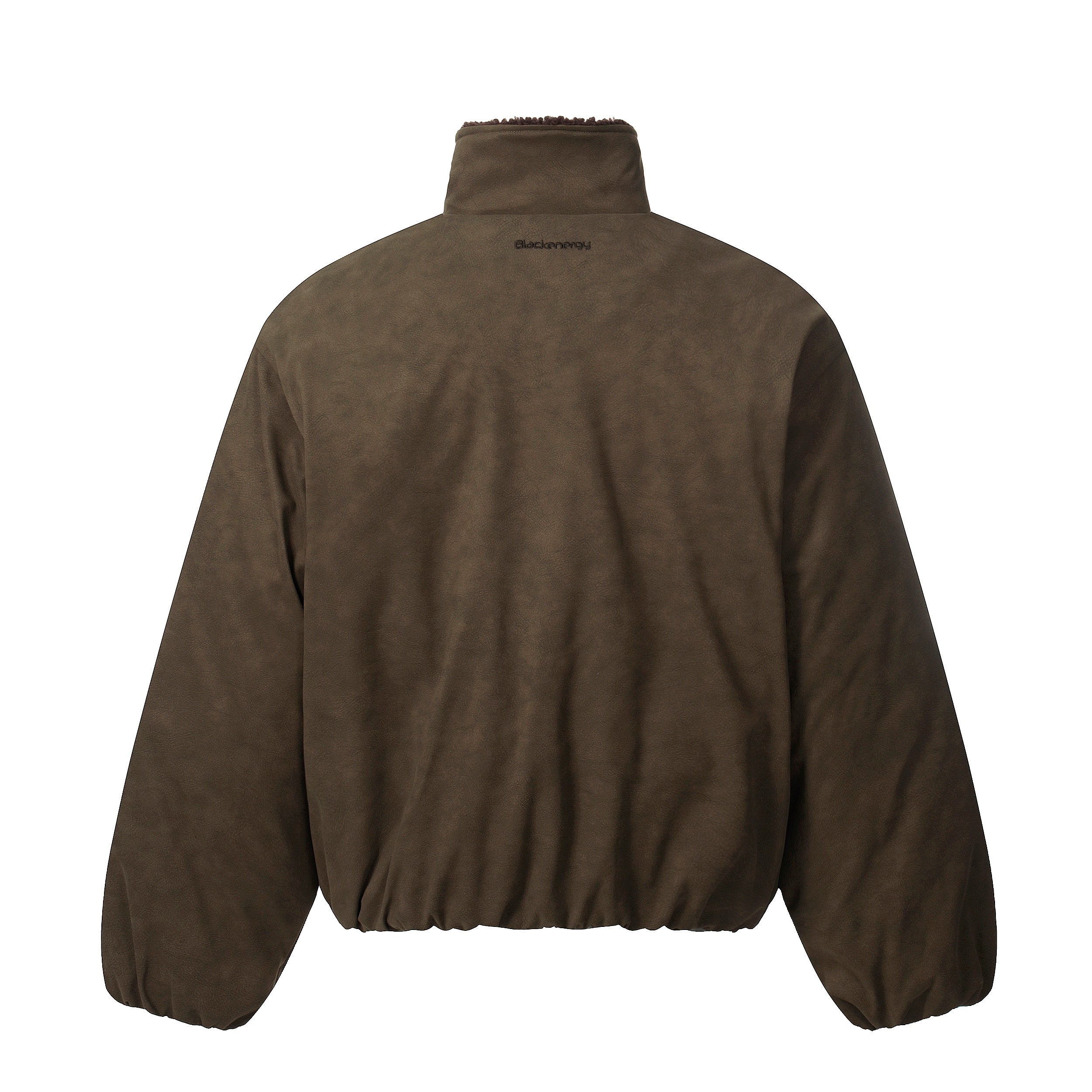 Omirad Suede-Effect Bomber Jacket | Faux Fur Collar