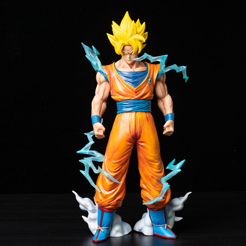 Dragon Ball Z Goku Angel Figure – 35cm, 2kg – Super Saiyan with Halo