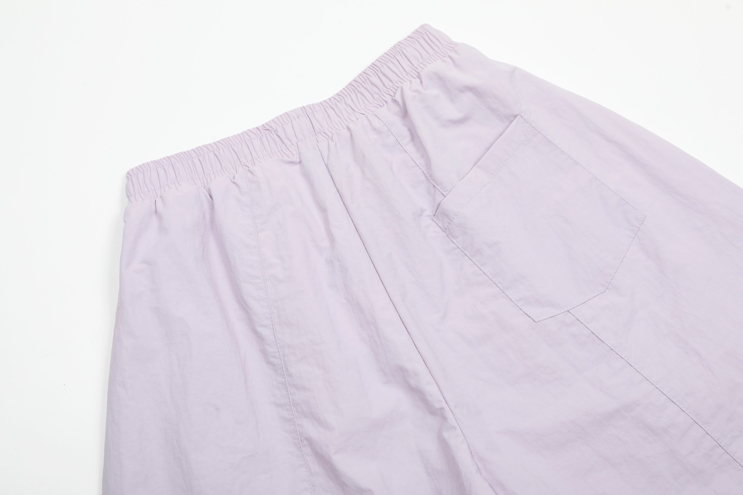 Pastel Nylon Stacked Balloon Pants | Streetwear Trousers