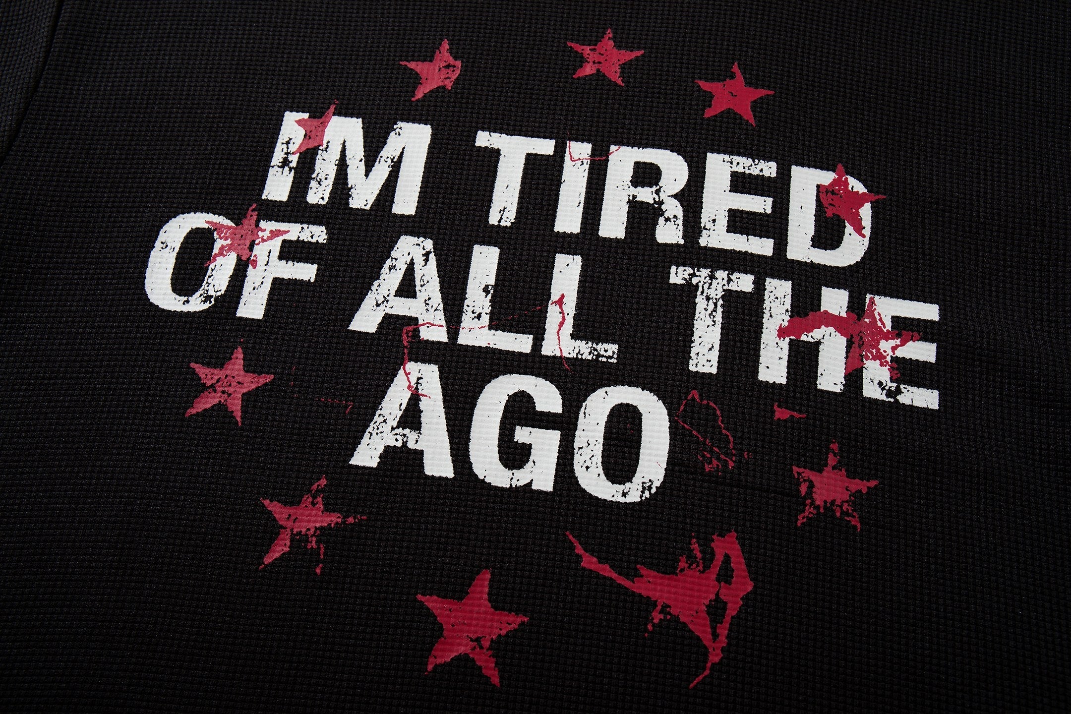 Vintage Tour Graphic Ringer T-Shirt | Distressed Streetwear