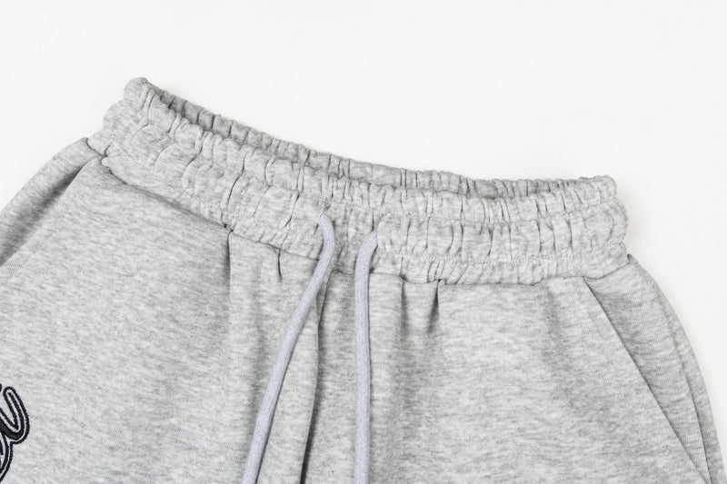 Script Logo Wide-Leg Sweatpants | Streetwear Joggers