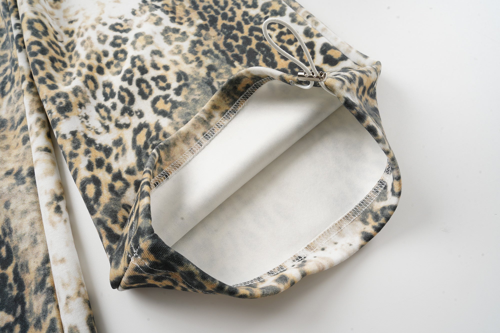 Leopard Print Wide-Leg Pants | Vintage Wash Streetwear