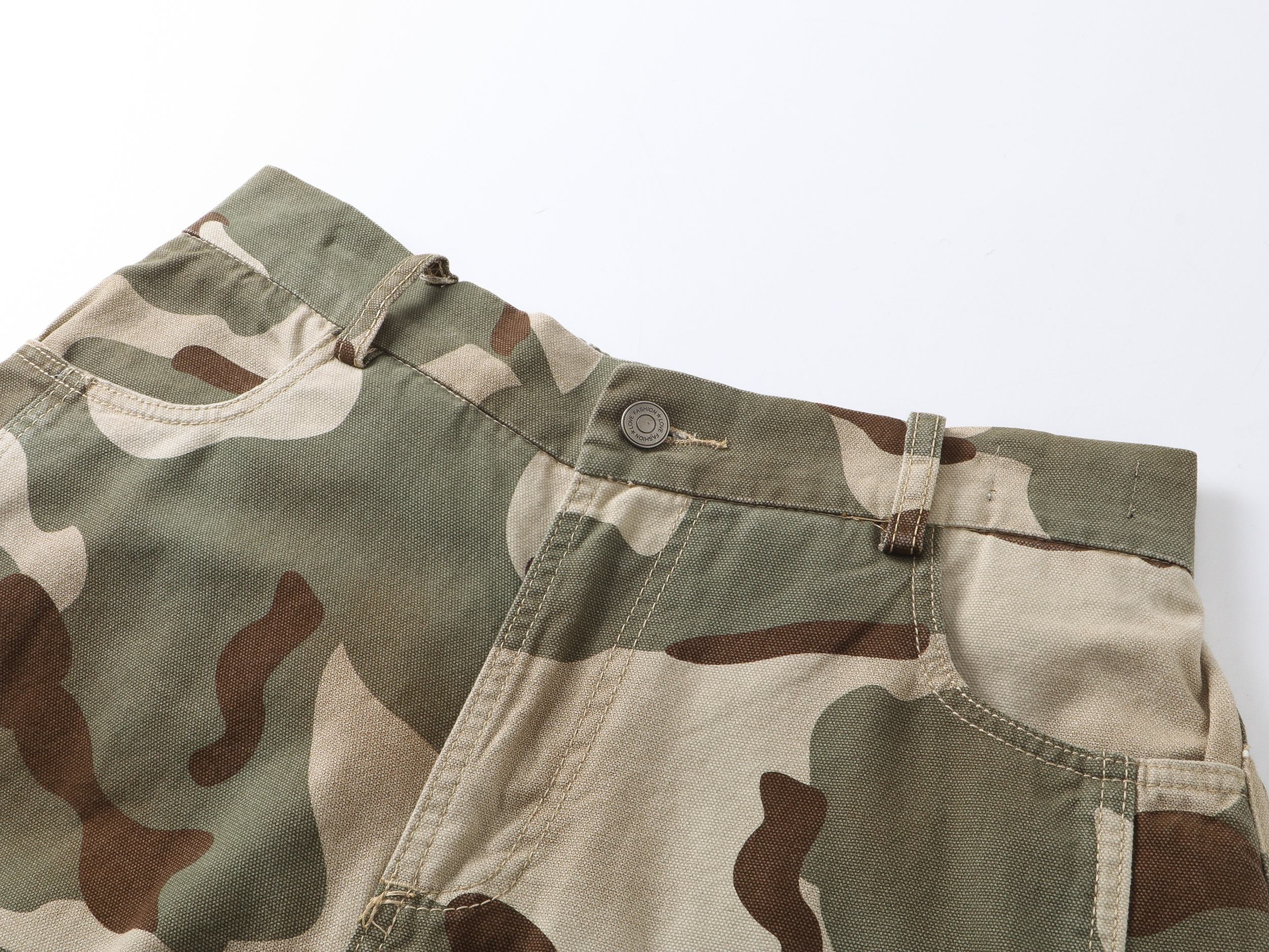 Urban Camo Wide-Leg Pants | Baggy Streetwear Trousers