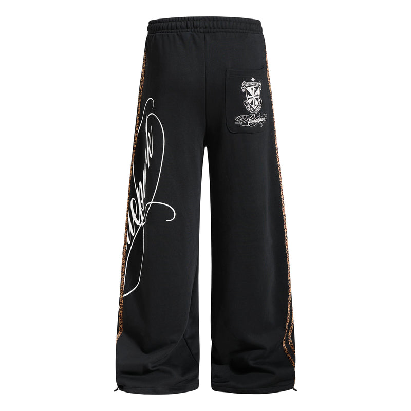 Omirad Signature Side Stripe Sweatpants | Wide-Leg Streetwear