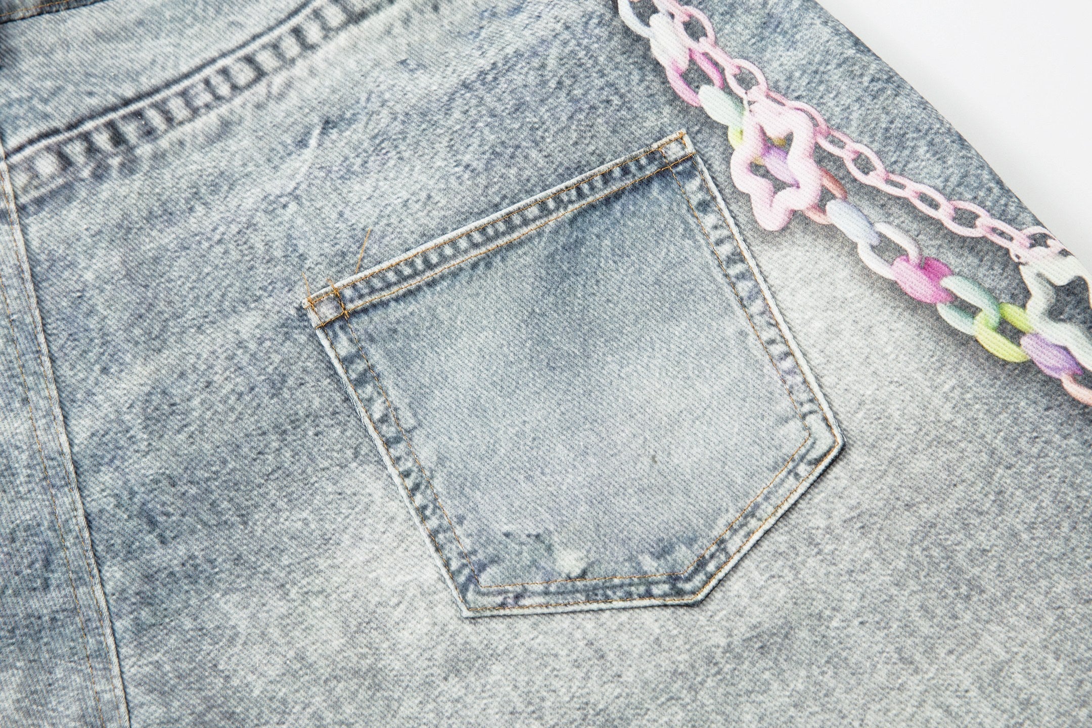 Omirad Vintage Charm Patch Denim Shorts | Streetwear