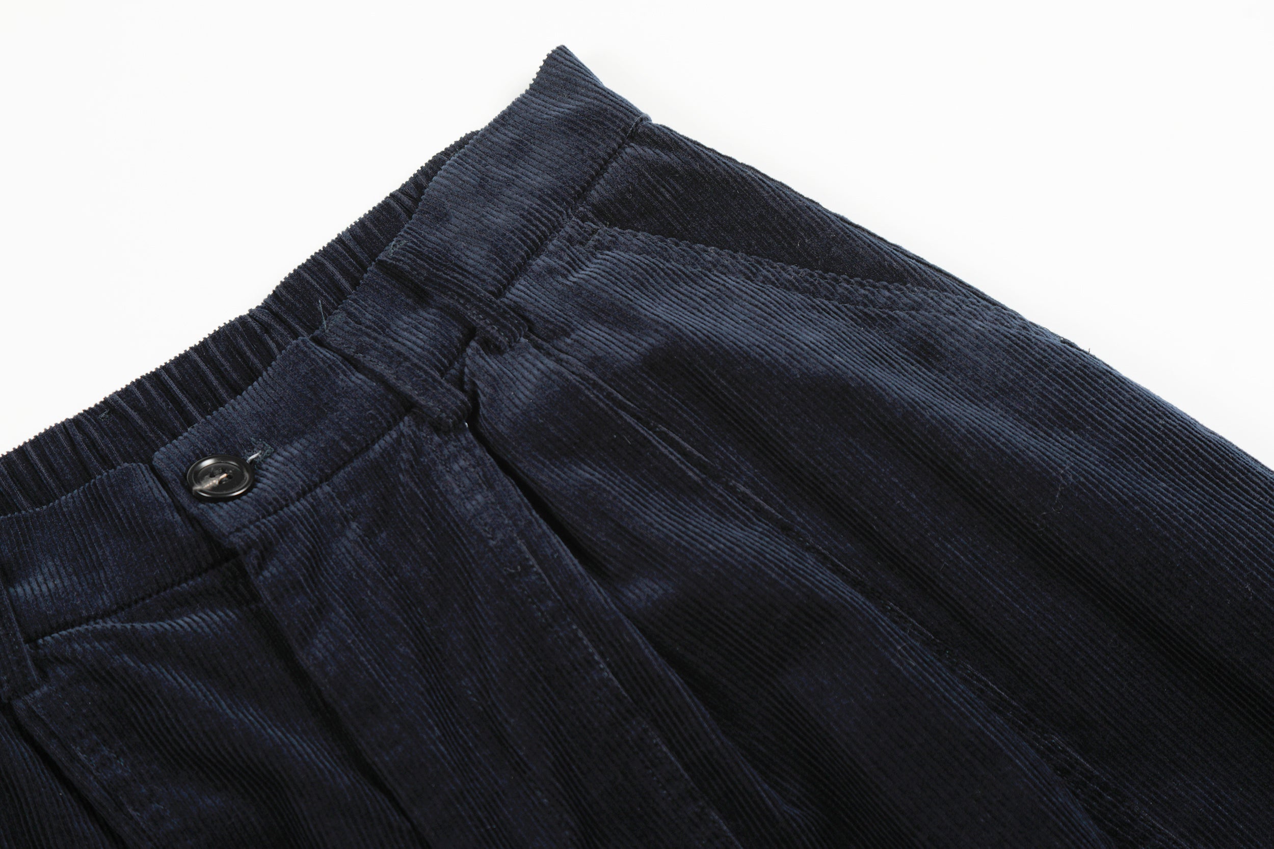 Omirad Wide-Leg Corduroy Pants | 100% Cotton Pleated Trousers