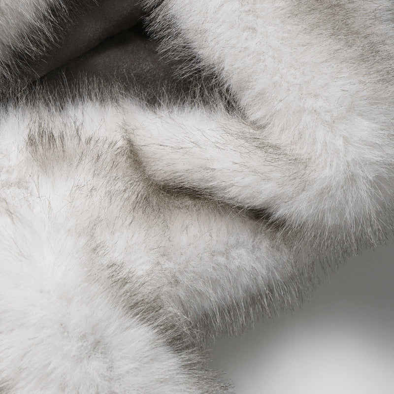 Omirad Reversible Faux Fur Hooded Jacket | Two Looks in One