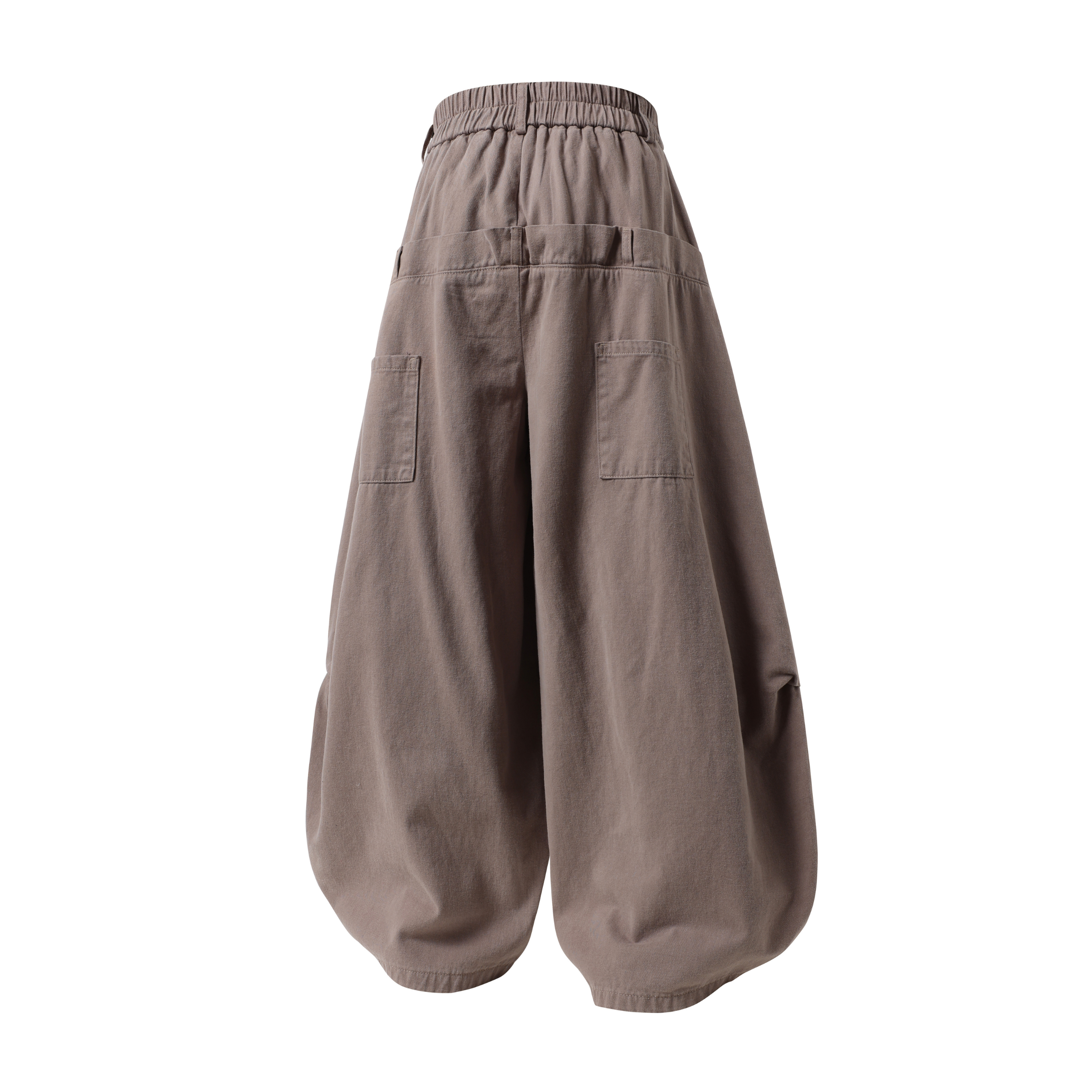 Omirad Classic Barrel Pants | Wide Leg Cotton Trousers