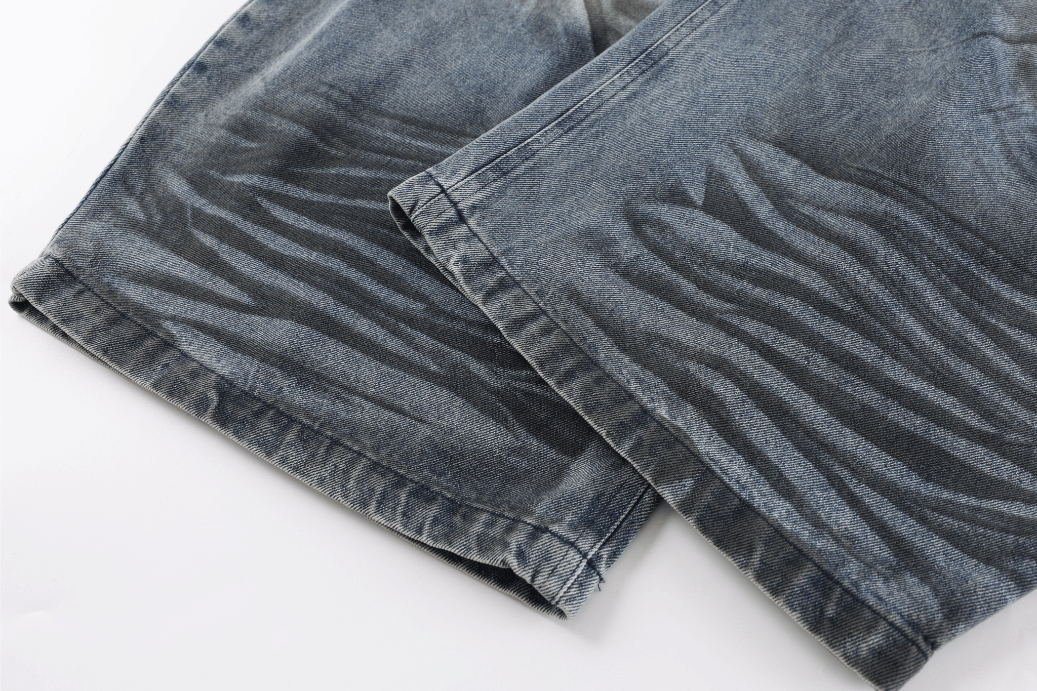 Omirad Wave-Wash Barrel Jeans | Oversized Vintage Denim