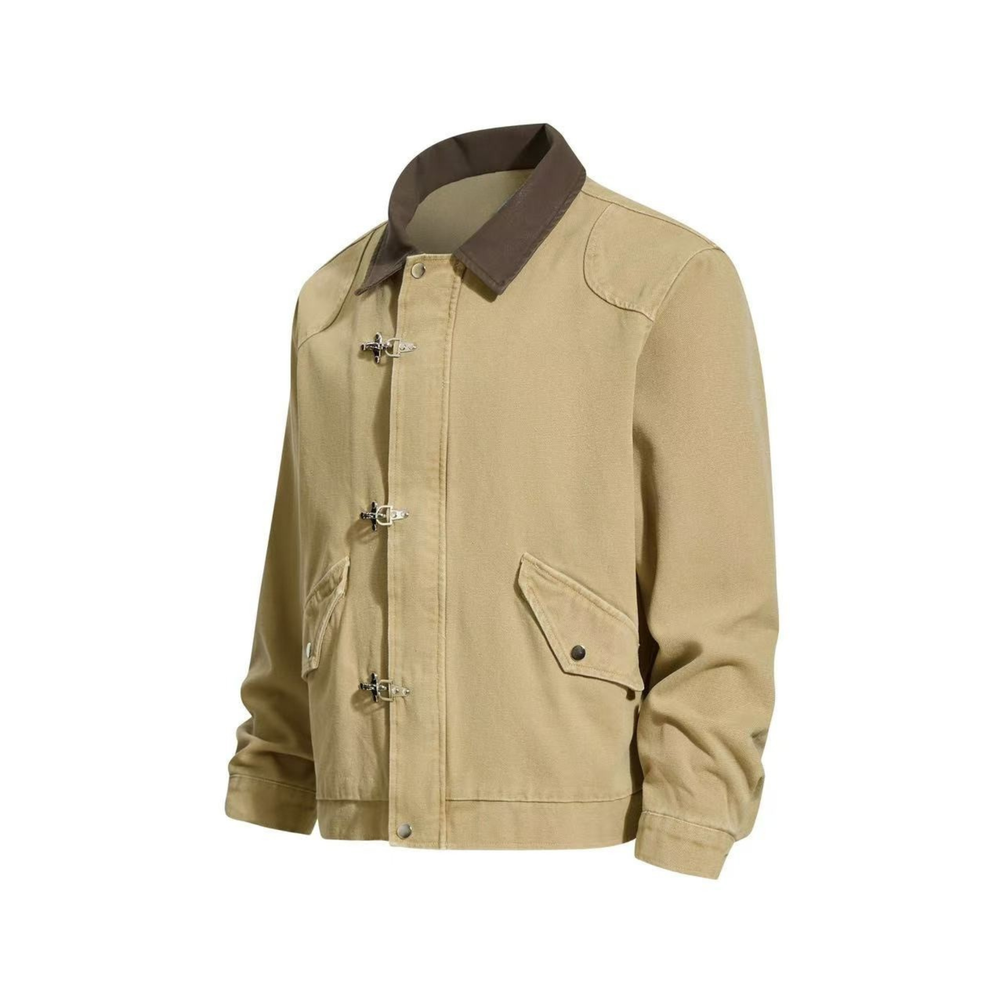 Omirad Classic Toggle Work Jacket | Cropped Utility Jacket