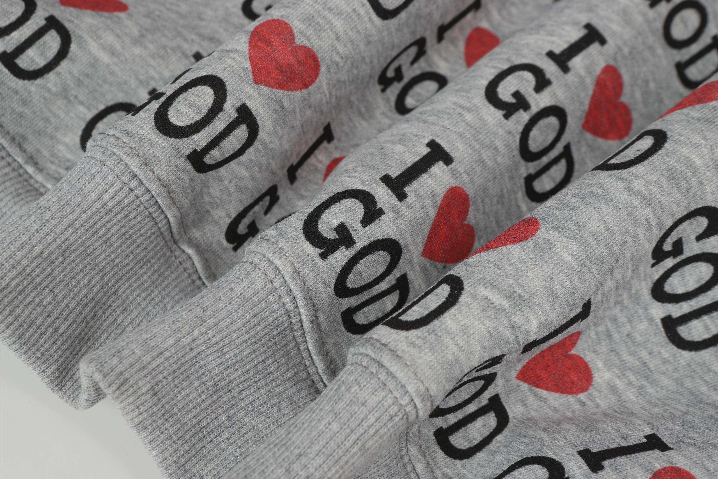 Omirad I Love God Zip Hoodie | All-Over Print Streetwear