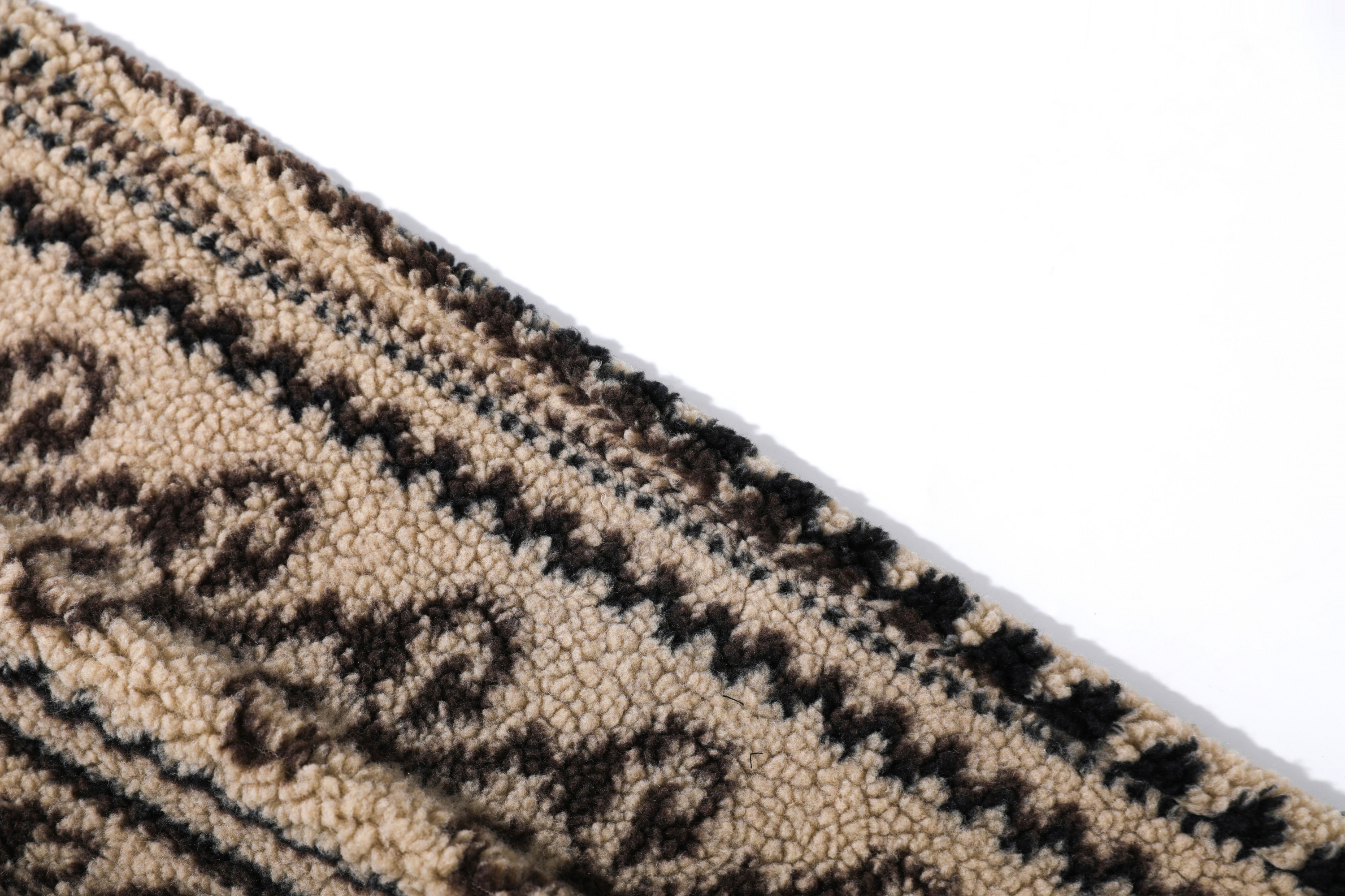 Tribal Jacquard Fleece Wide-Leg Pants | Omirad