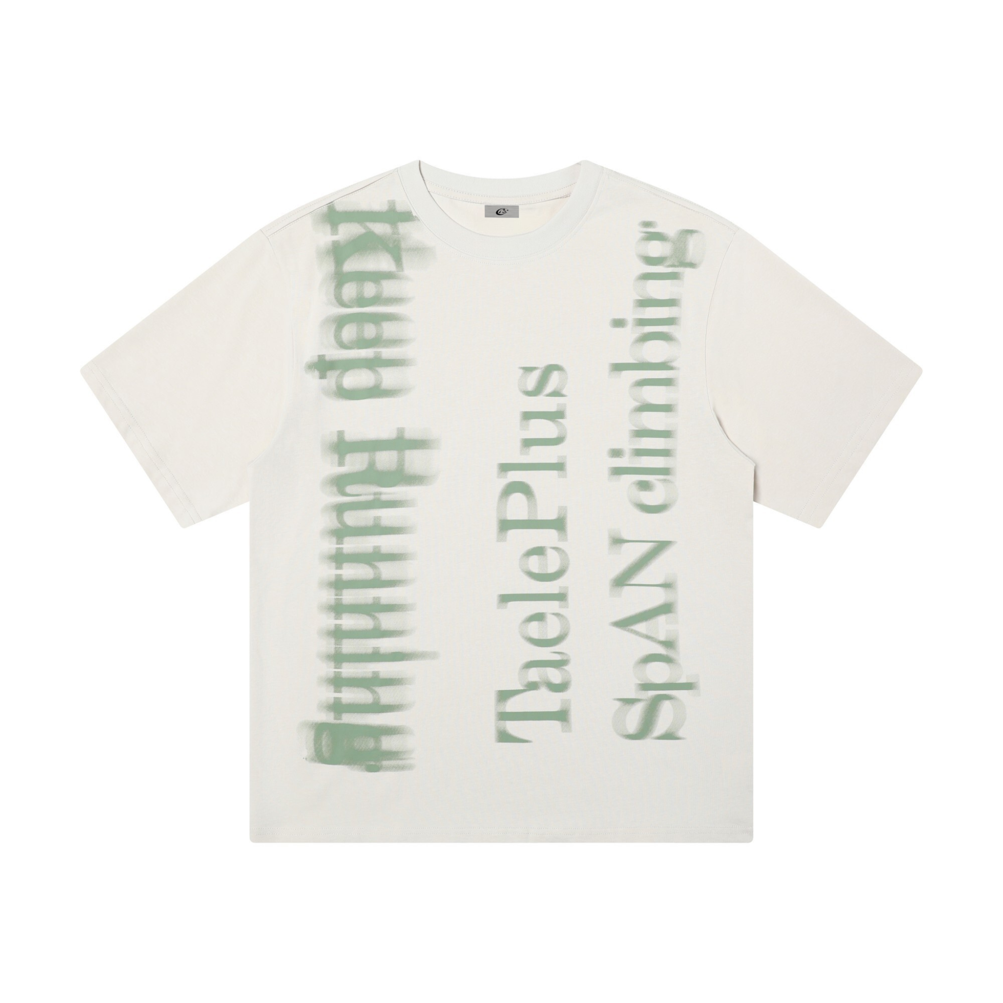 Oversized Spray Letter Graphic Tee | Washed Street Style