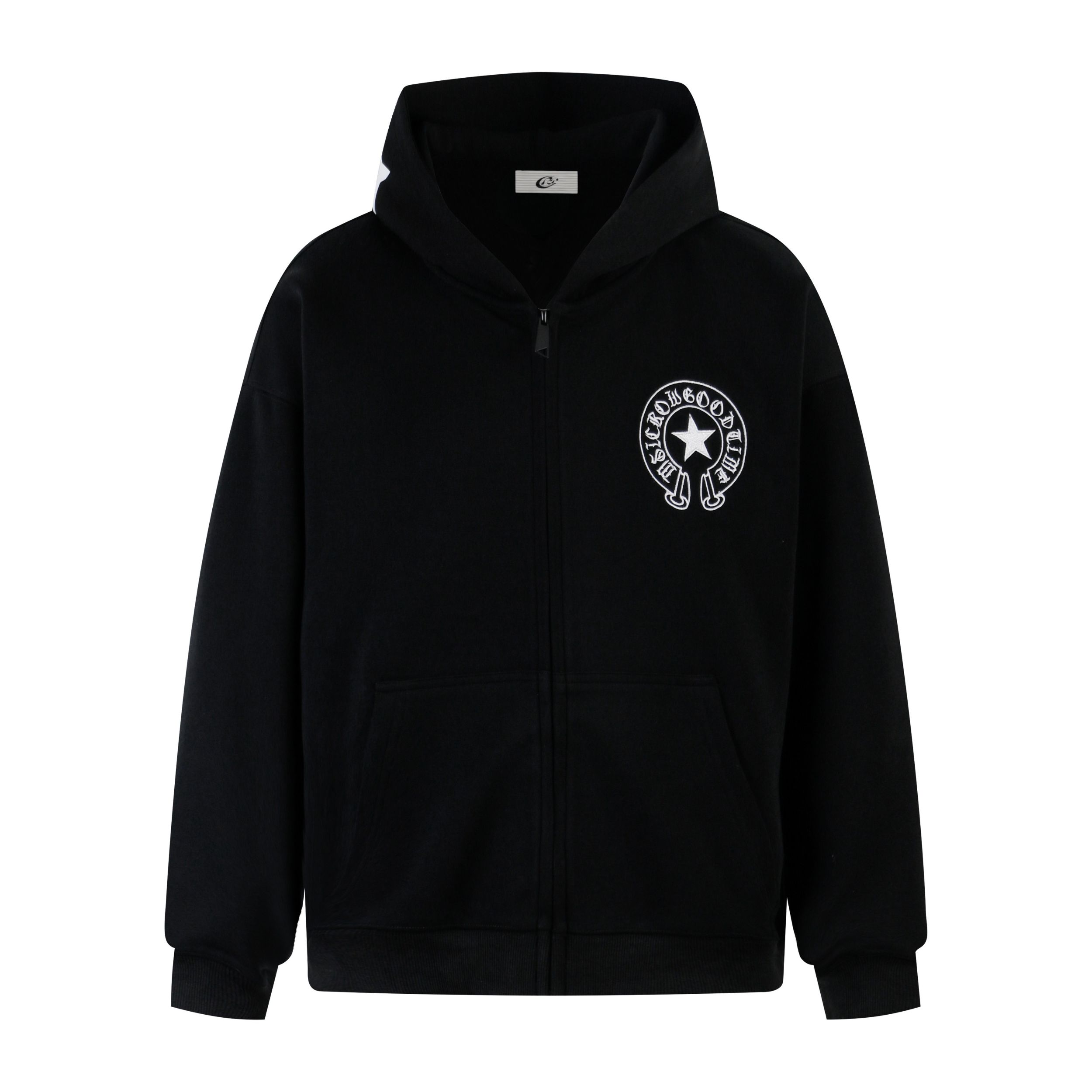 Camo Flag Zip-Up Hoodie | Streetwear Americana Hoodie