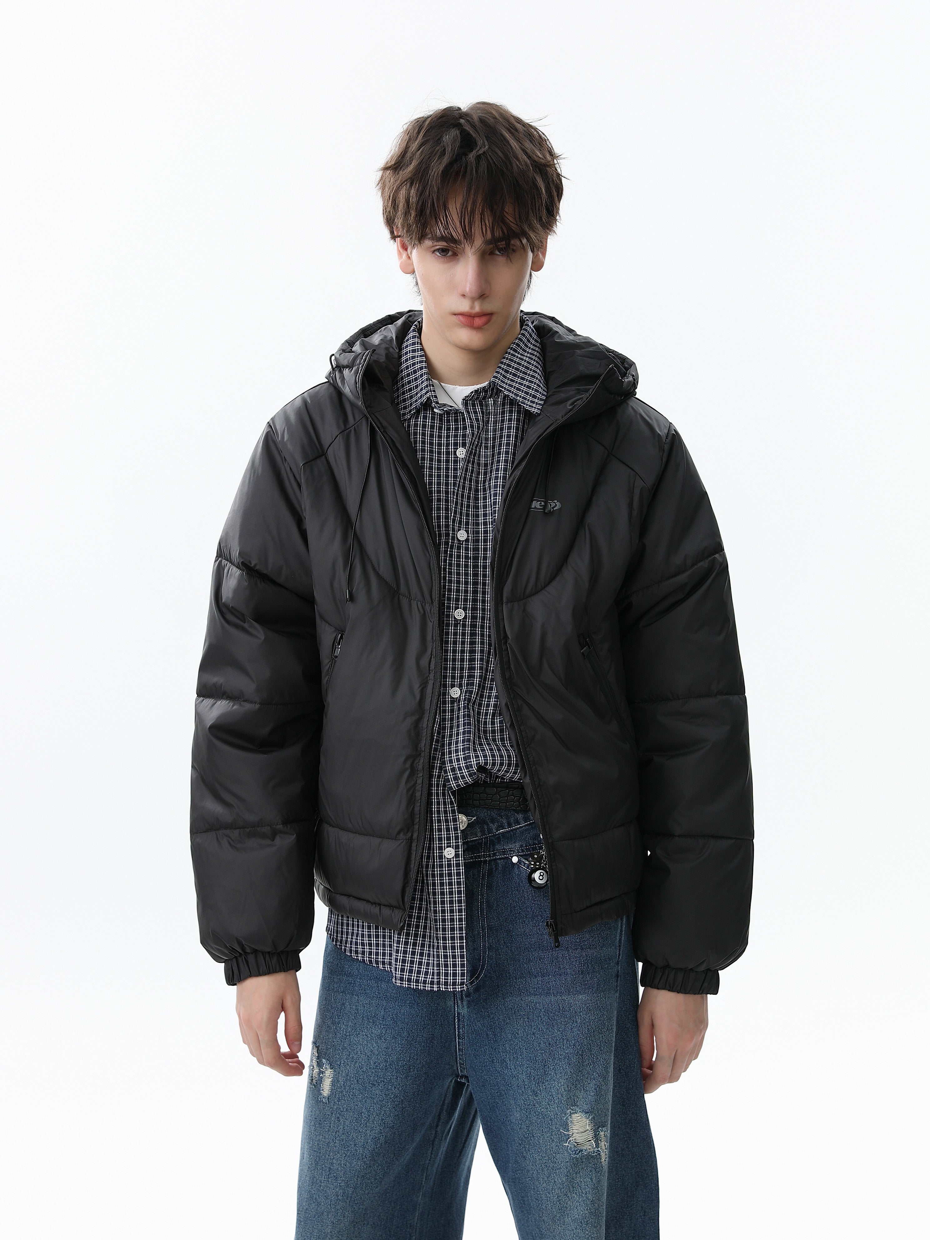 Omirad Oversized Hooded Puffer Jacket | Minimal Winter Coat