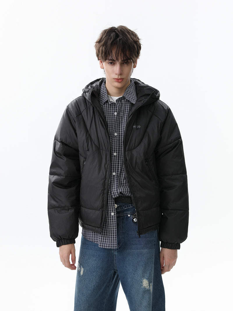 Omirad Oversized Hooded Puffer Jacket | Minimal Winter Coat