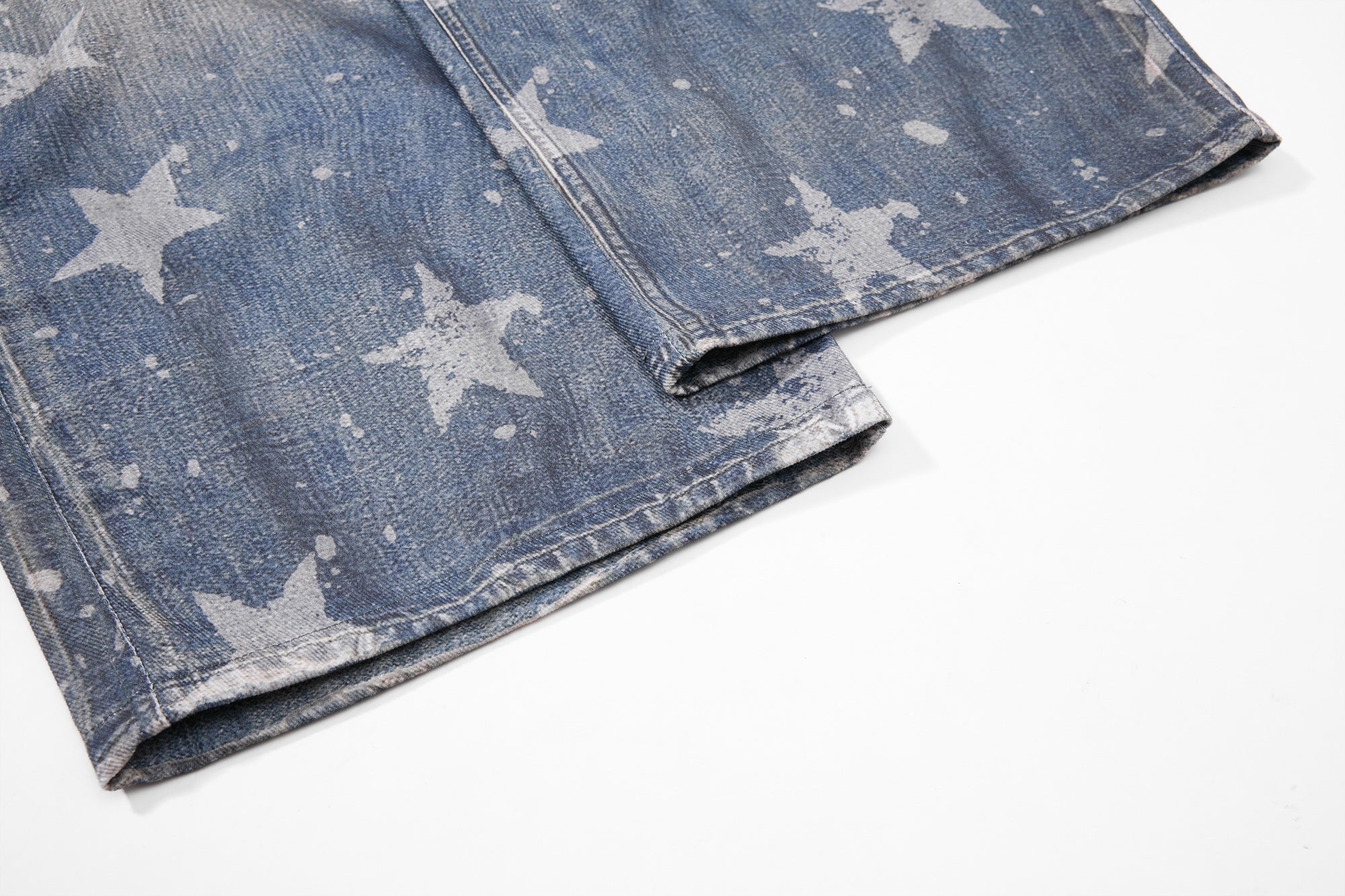 Omirad Layered Star Print Balloon Jeans | Y2K Streetwear