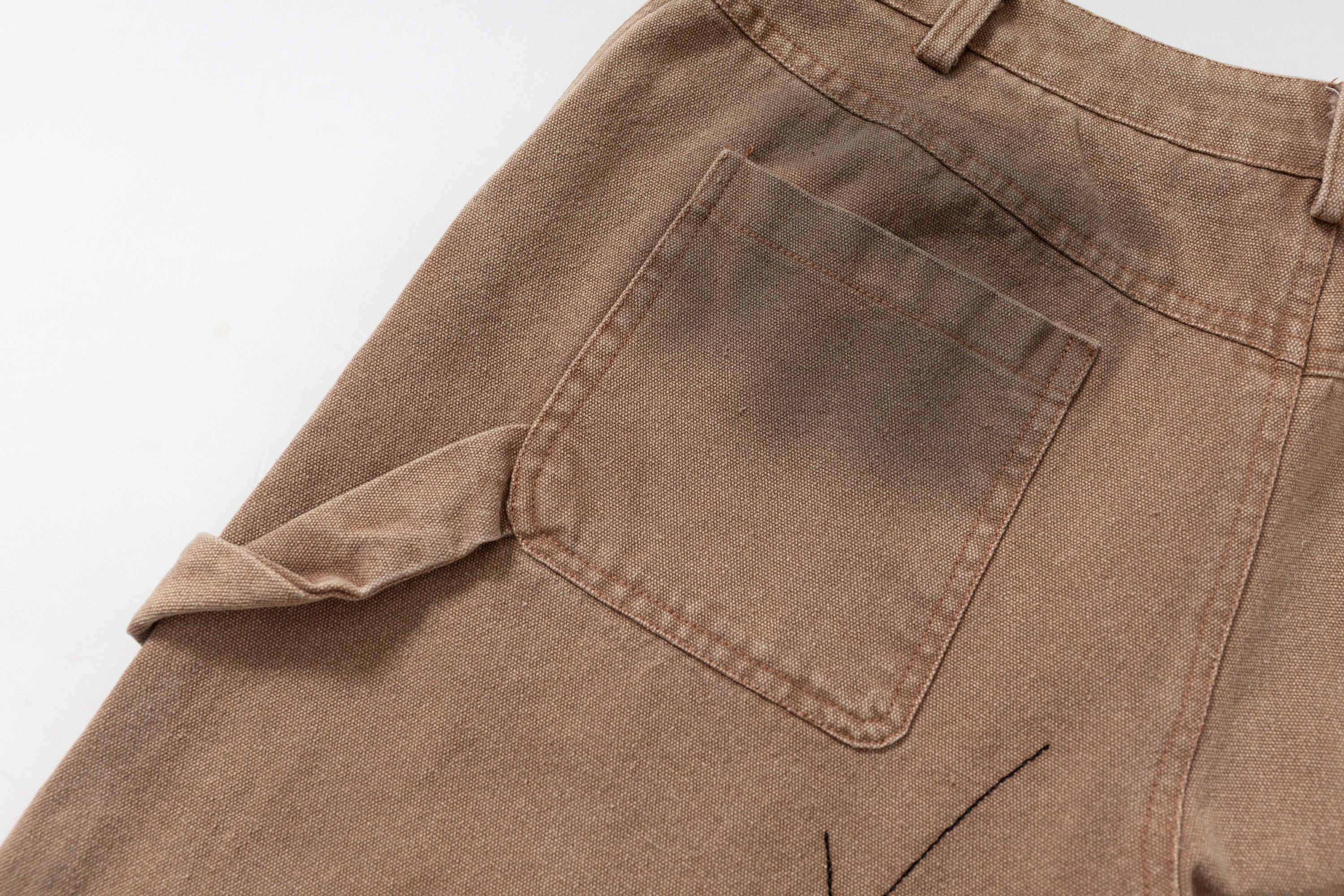 Omirad Spray-Dye Patchwork Wide-Leg Cargo Jeans | SEAKOFF