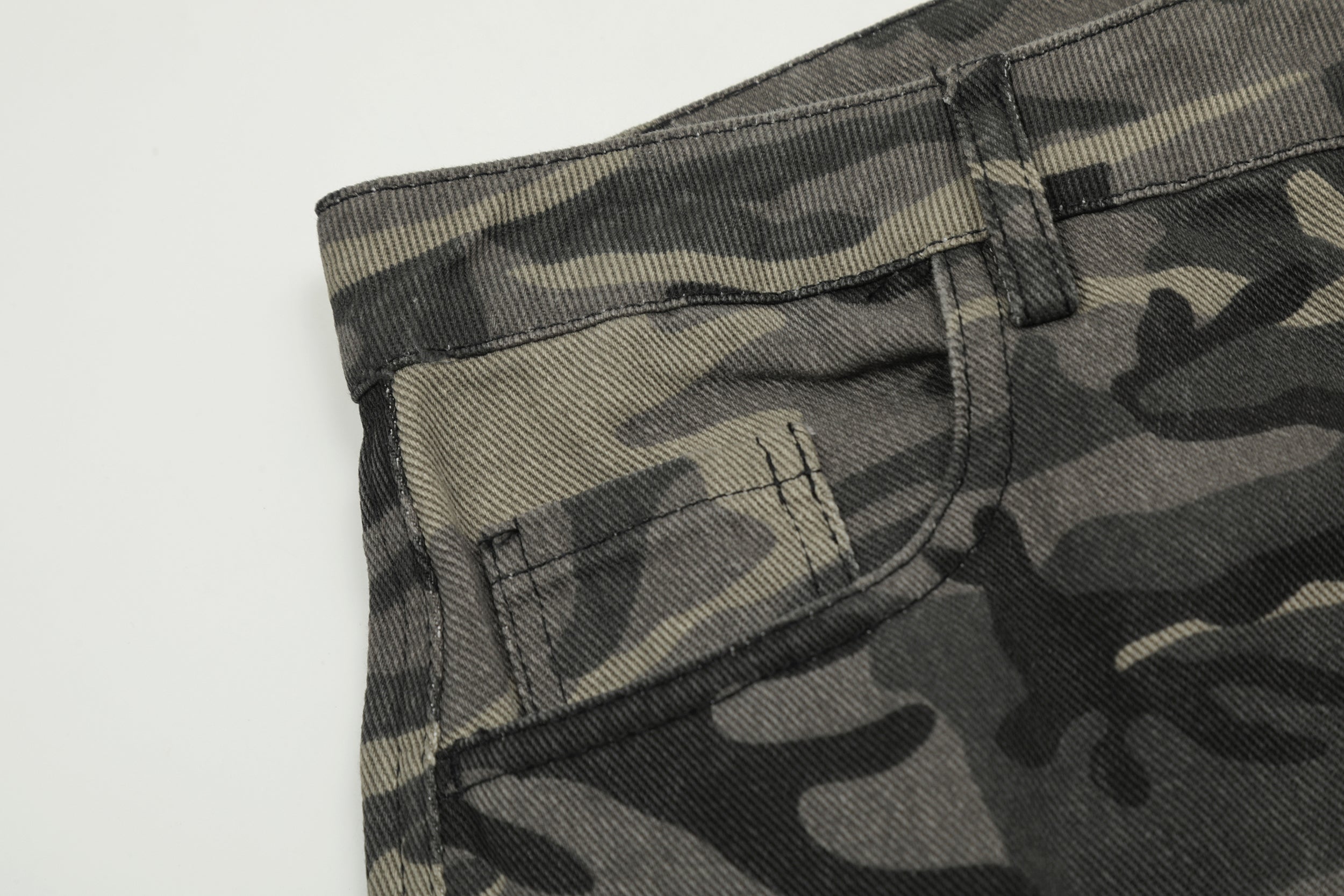 Camouflage Cargo Barrel Pants | Wide Leg Streetwear
