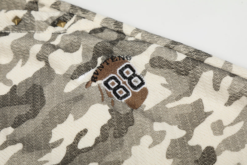 Omirad Vintage Camo Wide-Leg Sweatpants | Streetwear Fit