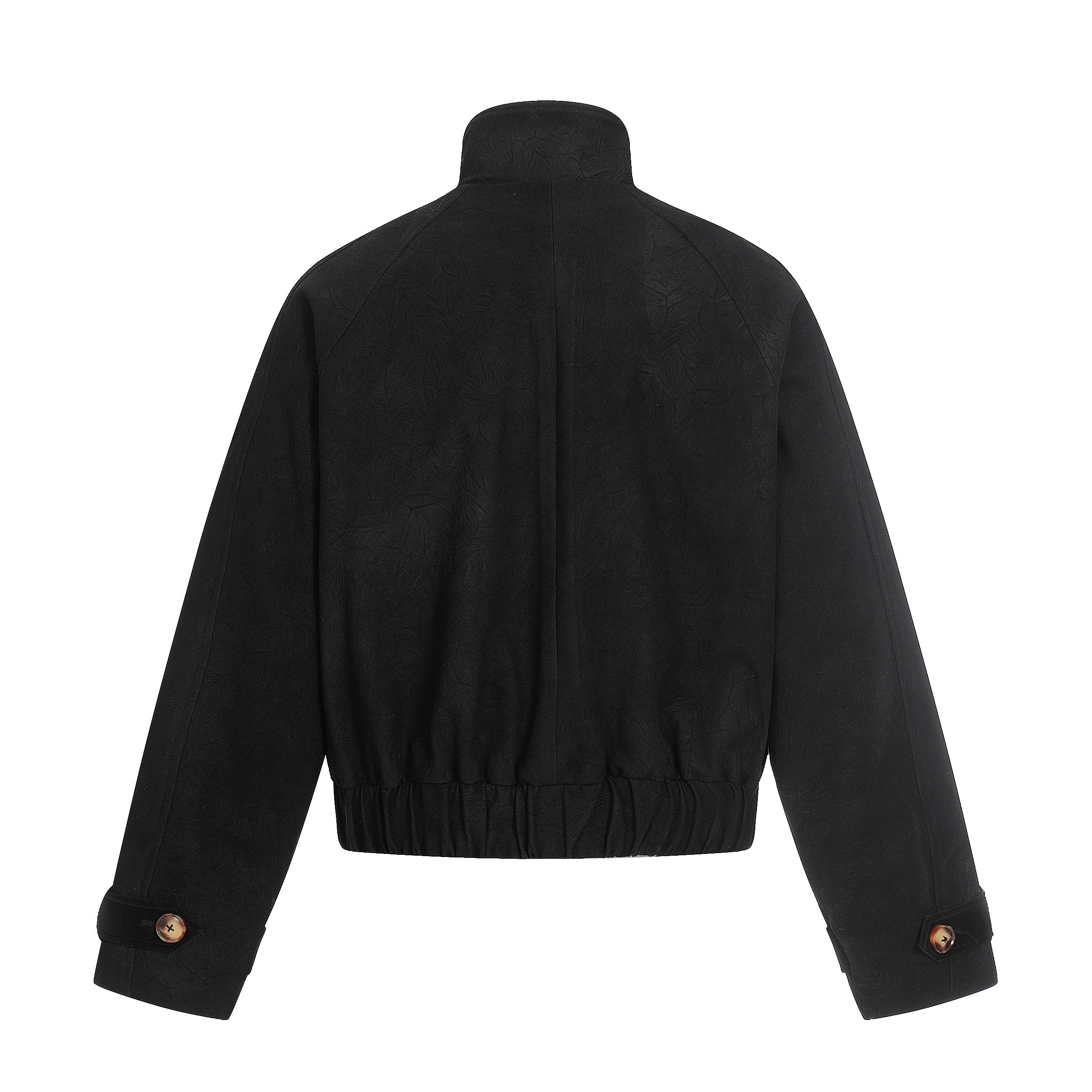 Omirad Textured Utility Jacket | Metal Clasp Streetwear